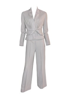 Christian Dior by John Galliano Sculptural Wrap-Waist Tailored Suit, Late 1990s