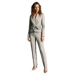 Christian Dior by John Galliano Sculptural Wrap-Waist Tailored Suit, Late 1990s