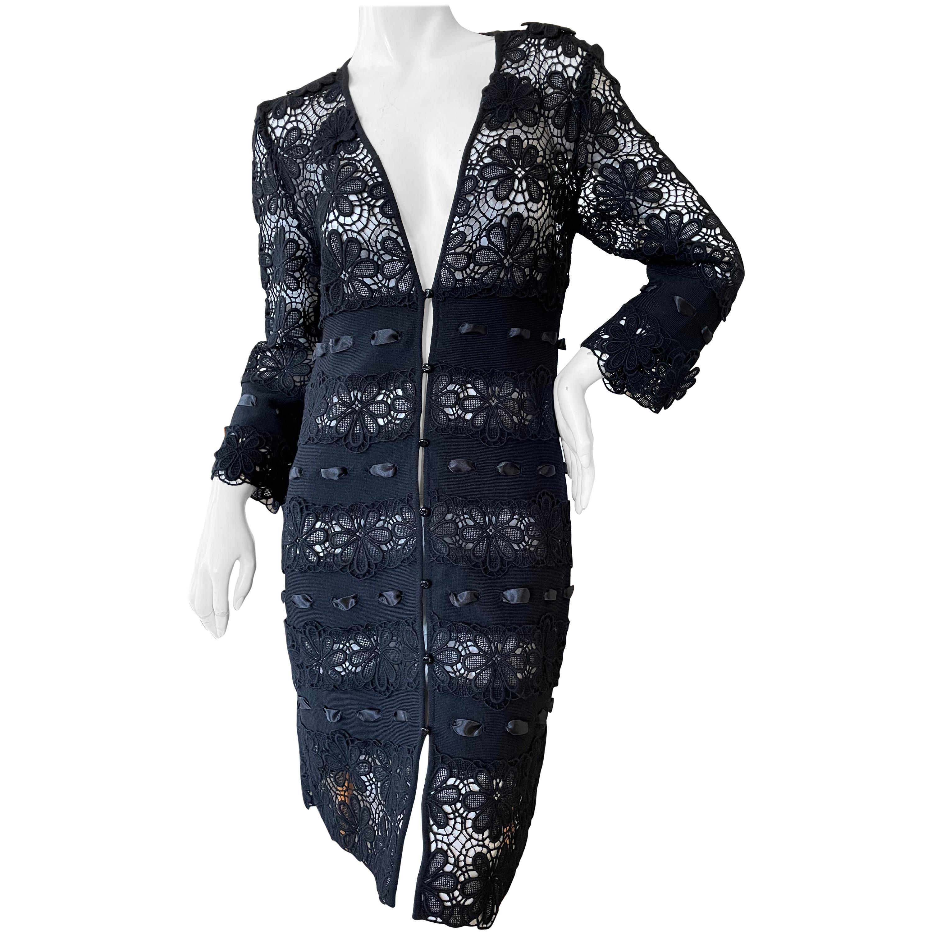 dior black lace dress