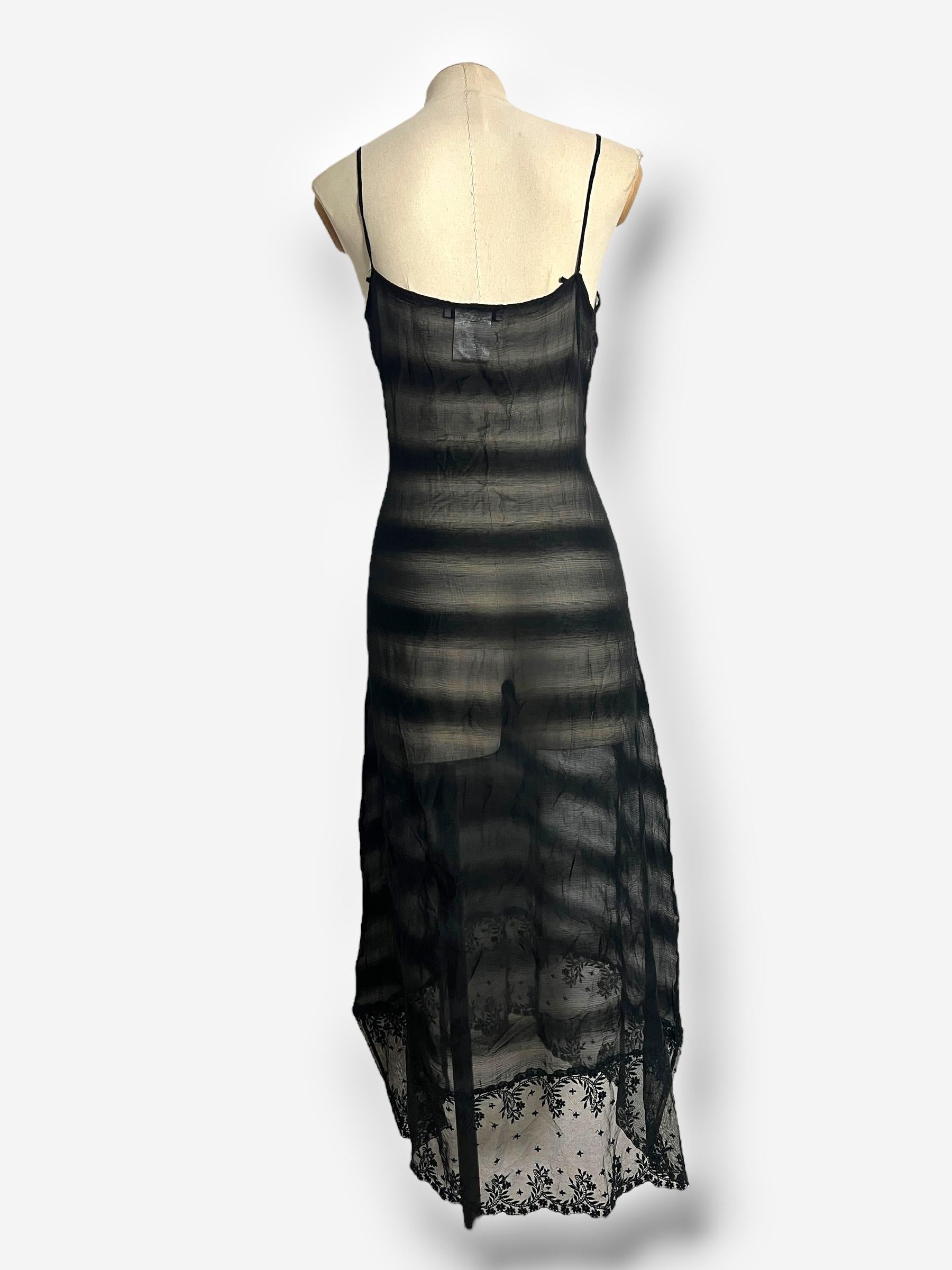 Robe en soie transparente de Christian Dior by John Galliano, vers le début des années 2000. Pour femmes en vente