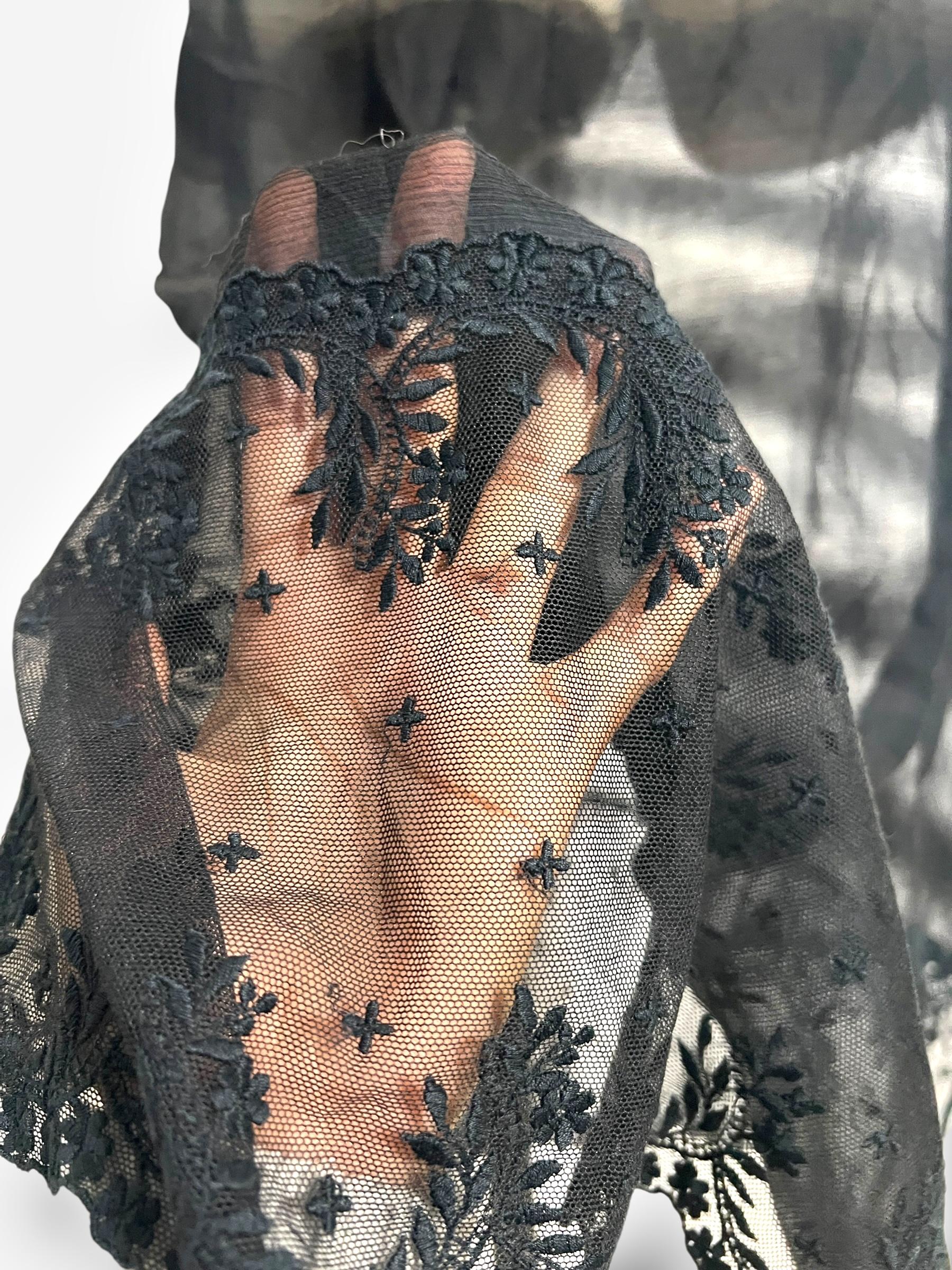Robe en soie transparente de Christian Dior by John Galliano, vers le début des années 2000. en vente 1