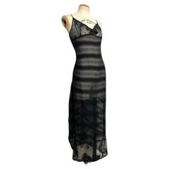Christian Dior by John Galliano Sheer Silk Slip Dress, circa early 2000s
