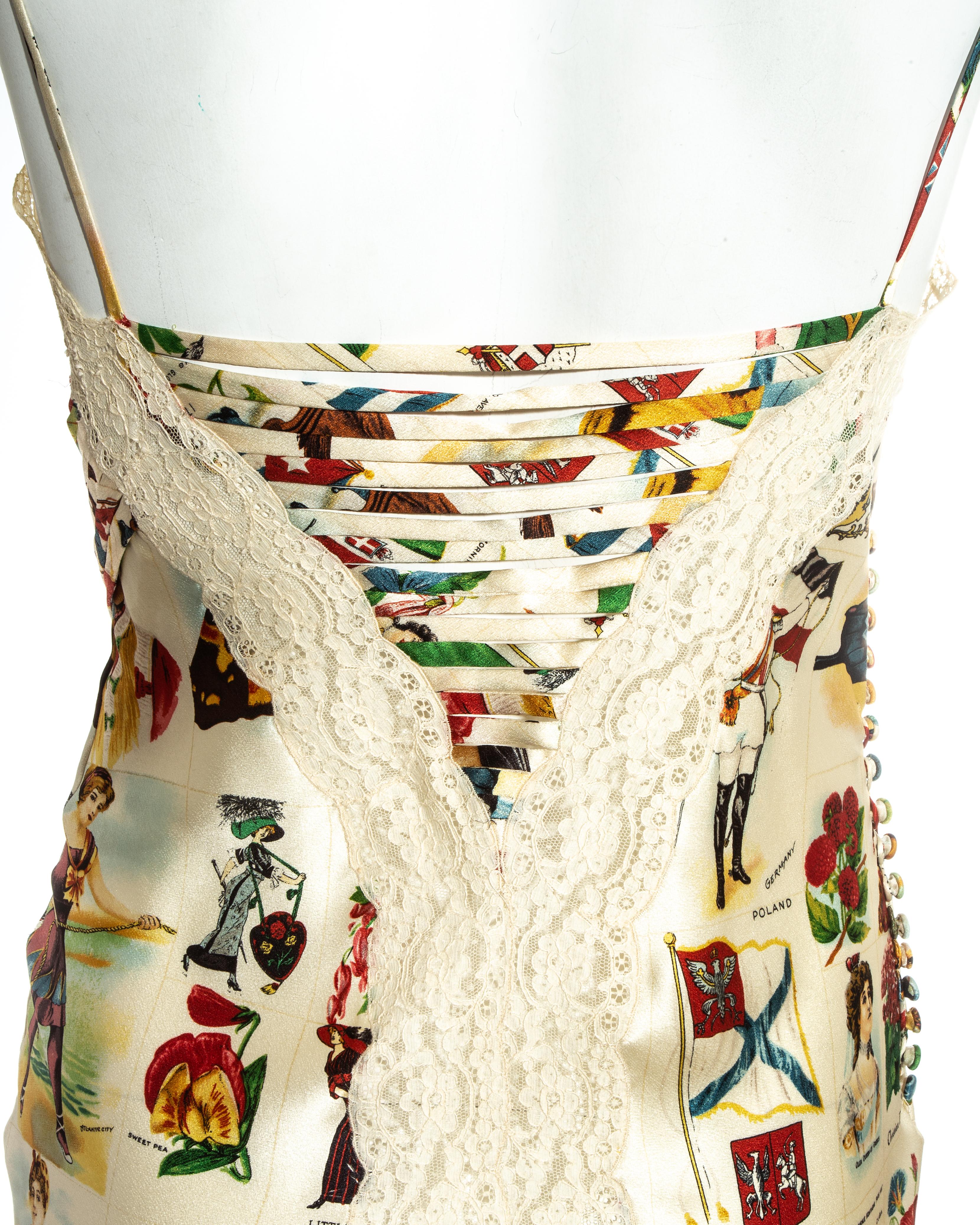 Christian Dior by John Galliano silk and lace slip dress, ss 2002 For Sale 4