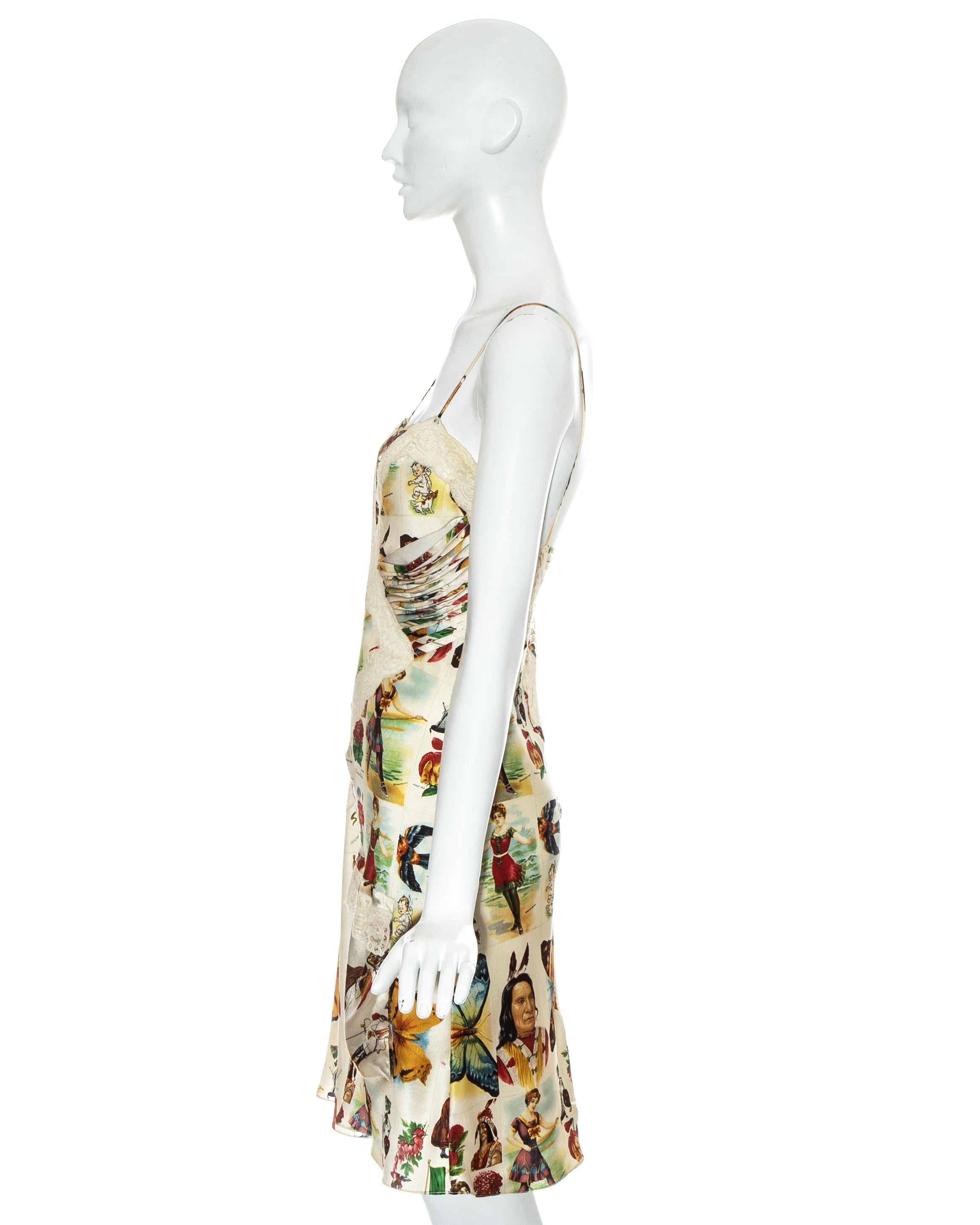 Christian Dior by John Galliano silk and lace slip dress, ss 2002 For Sale 2