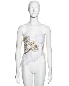 Christian Dior by John Galliano silk and tulle embellished corset, ss 2001