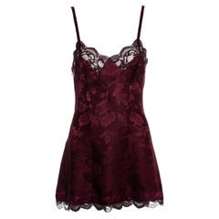Christian Dior by John Galliano silk jacquard micro mini slip dress, fw 2005