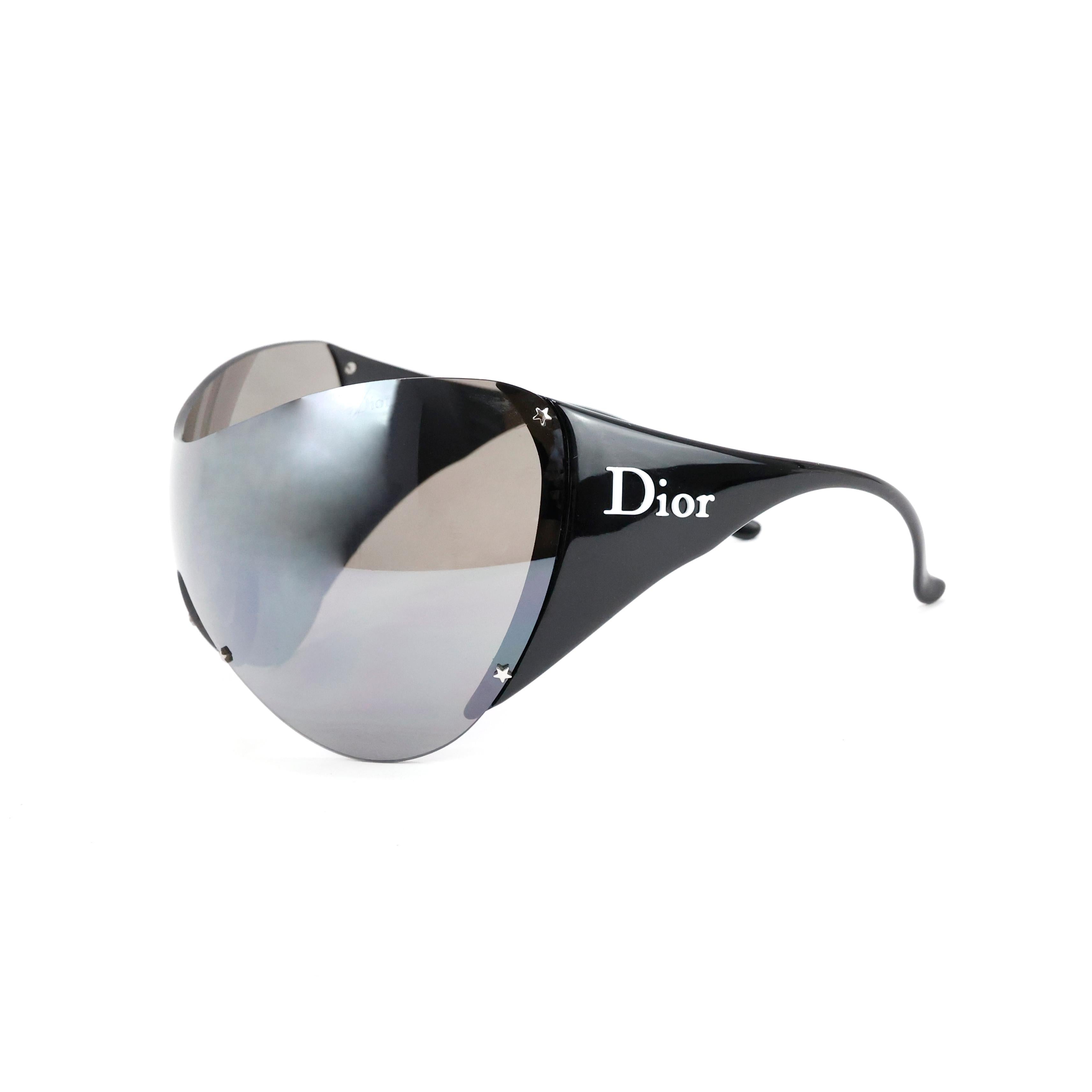 Gray Christian Dior by John Galliano Ski 1 sunglasses For Sale