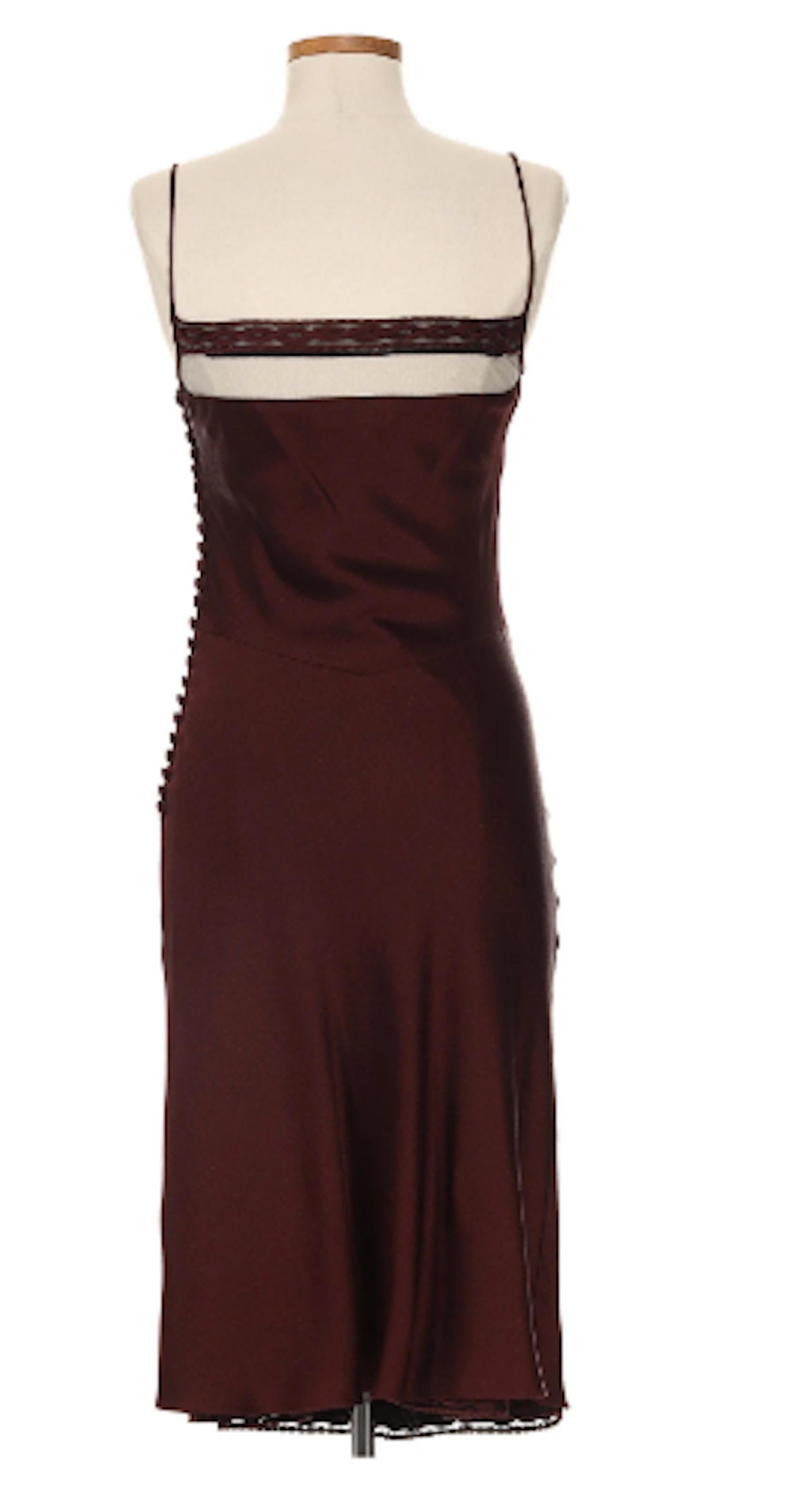 Christian Dior By John Galliano Slip Dress In Excellent Condition For Sale In New York, NY