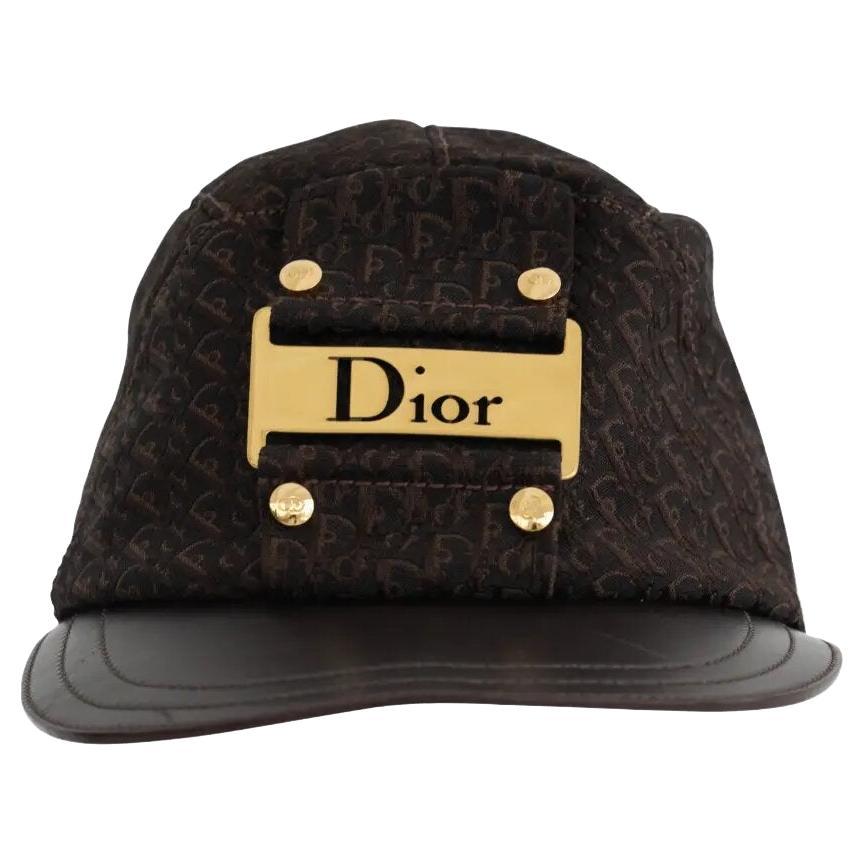 Christian Dior & John Galliano Spring 2002 Street Chic Diorissimo Hat Y2K 57 SZ