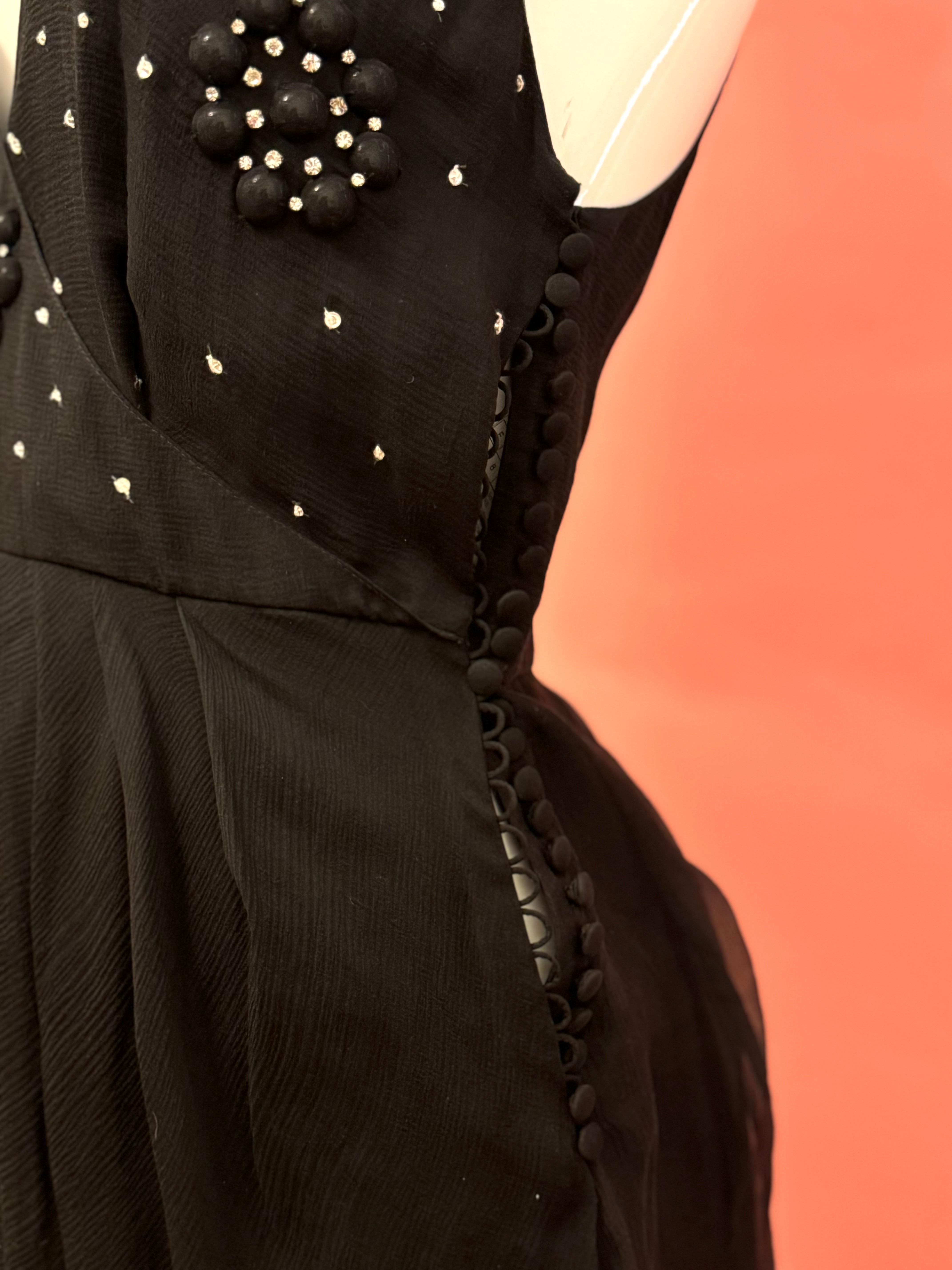 Robe de cocktail en mousseline de soie Christian Dior by John Galliano Spring 2007 Pour femmes en vente