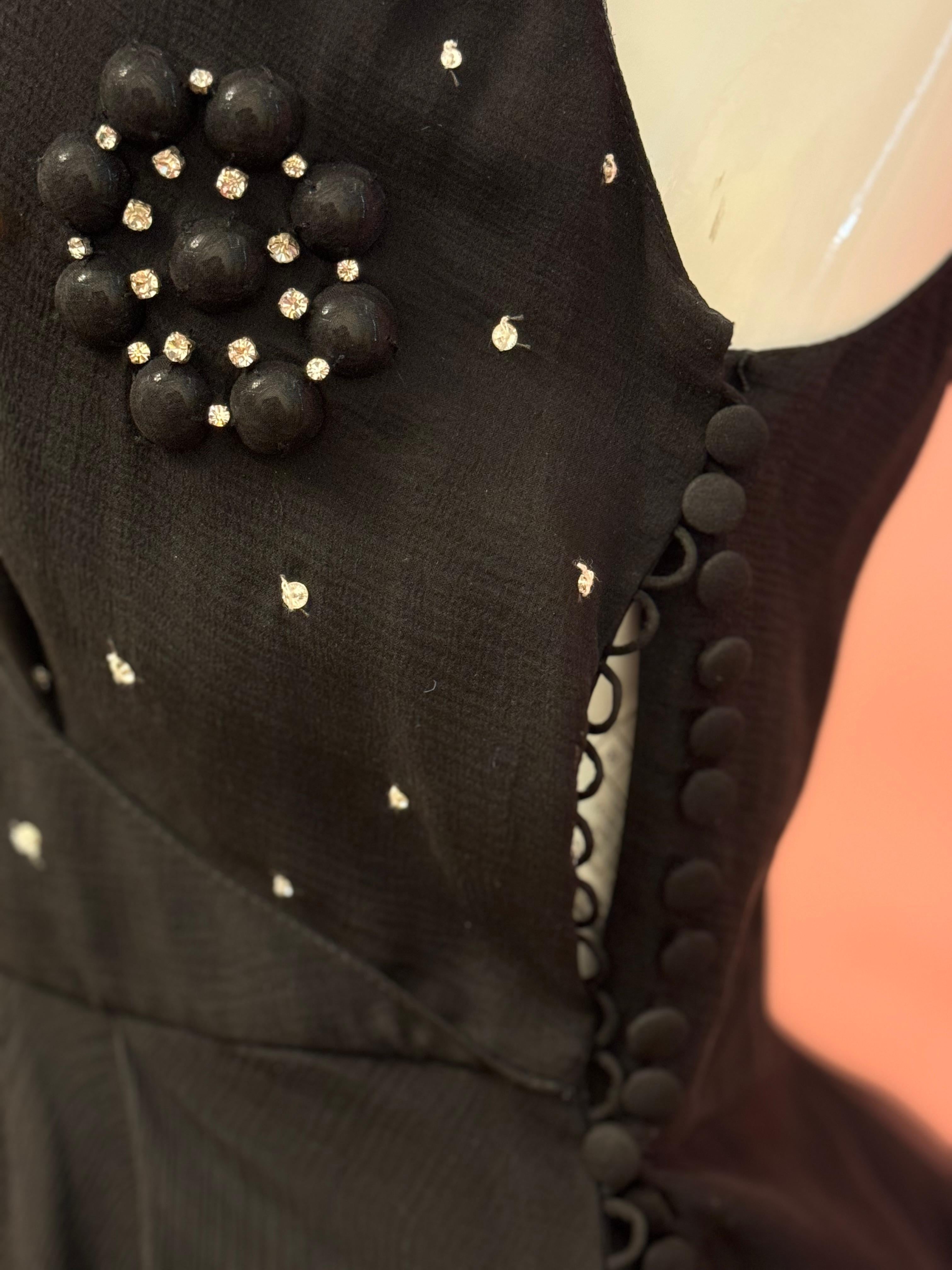 Robe de cocktail en mousseline de soie Christian Dior by John Galliano Spring 2007 en vente 1