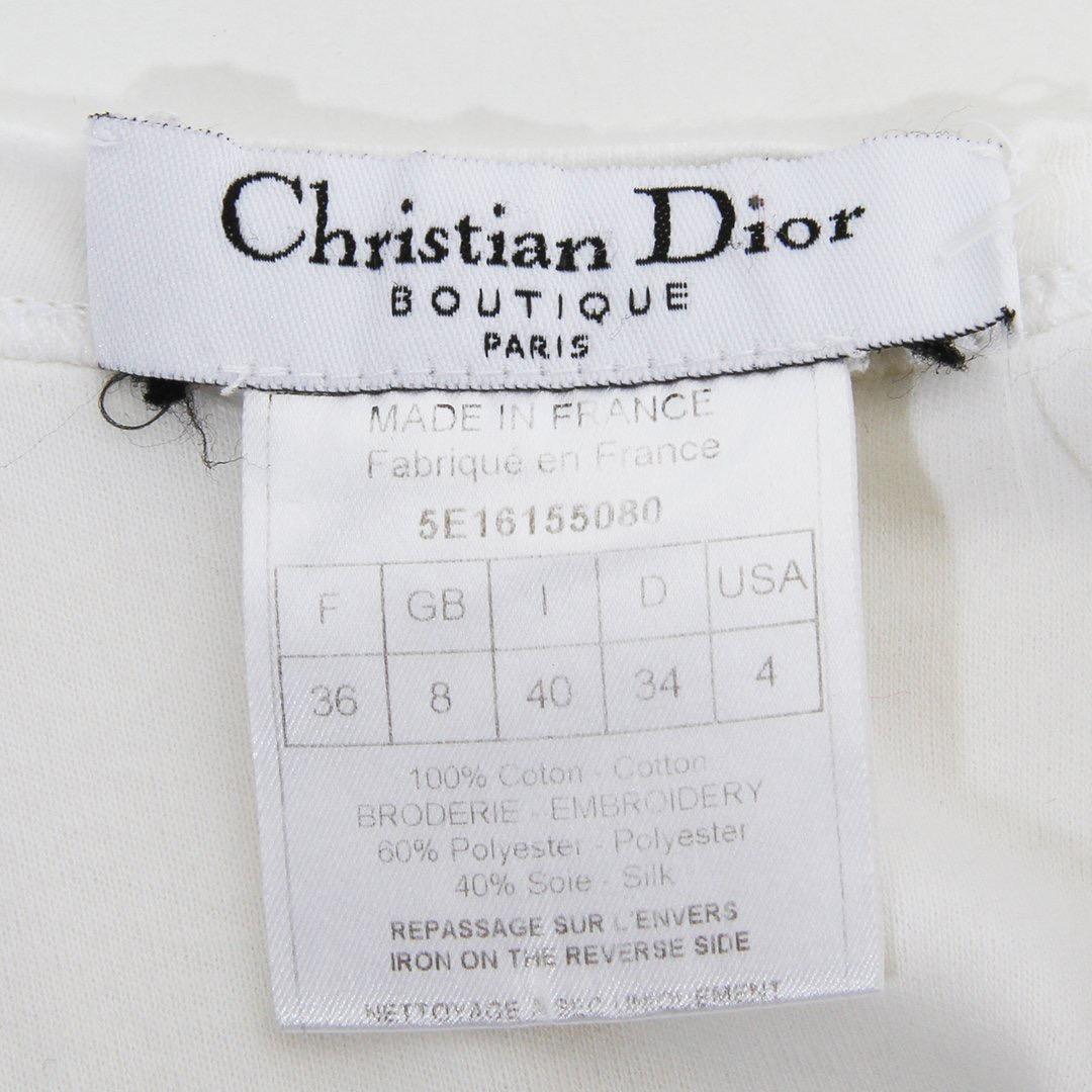 Christian Dior by John Galliano Spring/Summer 2005 “Dior Not War” Tank Top In Fair Condition In Los Angeles, CA