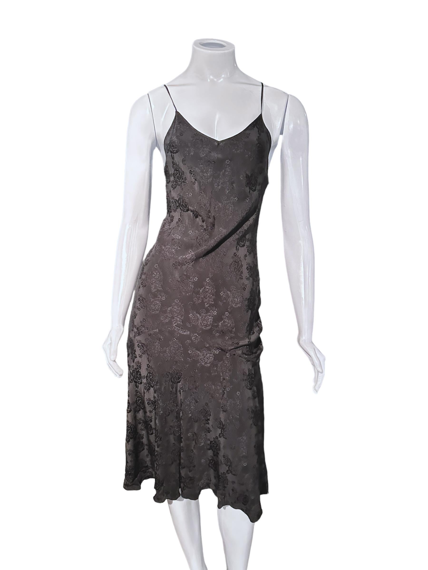 Christian Dior By John Galliano Ss 1998 Beaded Tulle Overlay Slip Dress For Sale 3