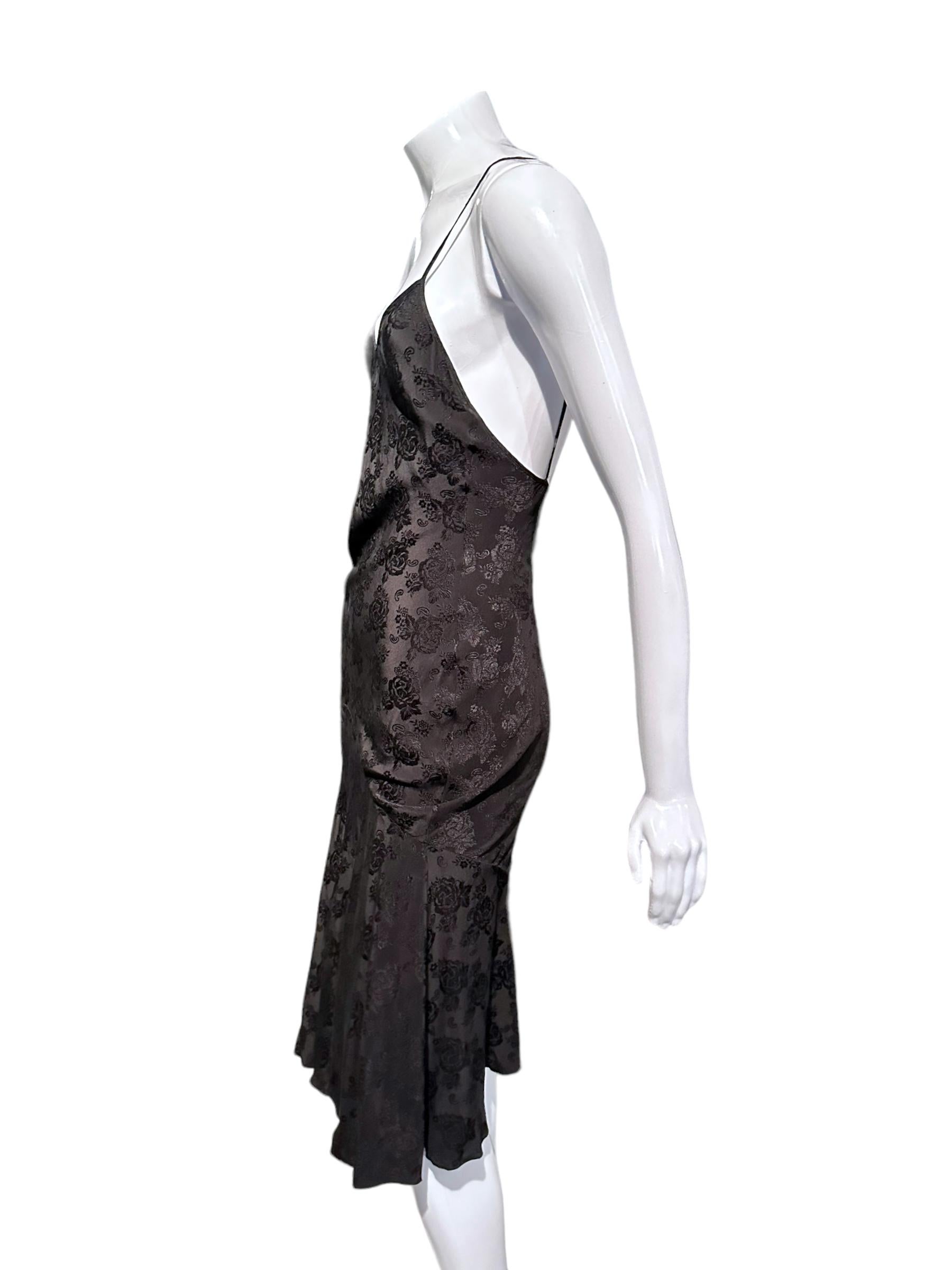 Christian Dior By John Galliano Ss 1998 Beaded Tulle Overlay Slip Dress For Sale 4
