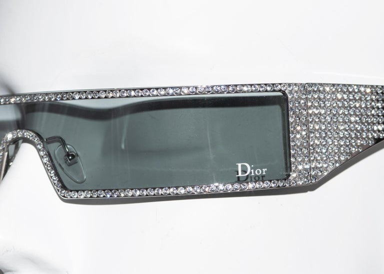 Christian Dior by John Galliano Swarovski crystal ''punk'' sunglasses, ss  2003 at 1stDibs
