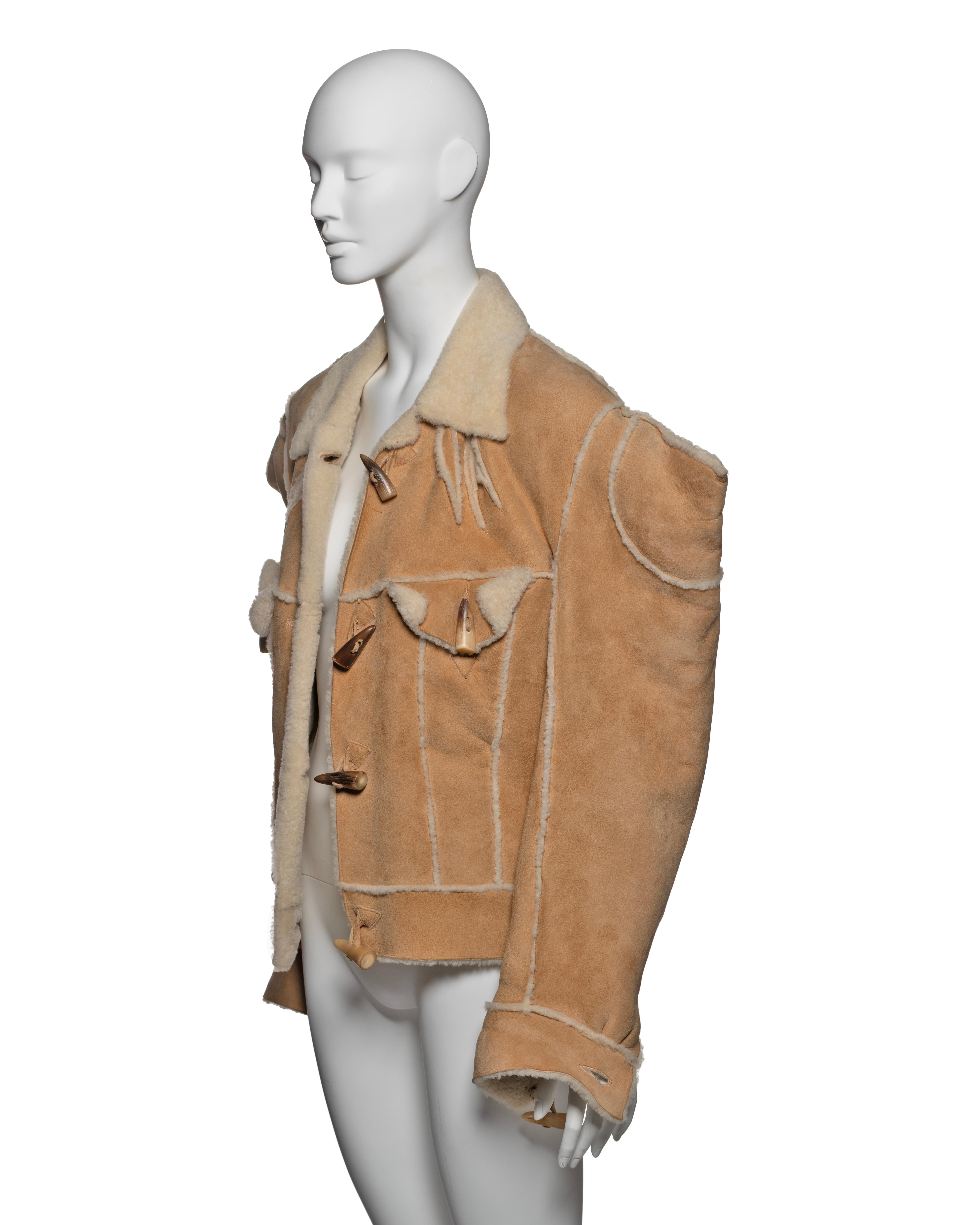 Christian Dior by John Galliano Tan Shearling Jacket, FW Christian Dior by John Galliano Tan Shearling Jacket, FW