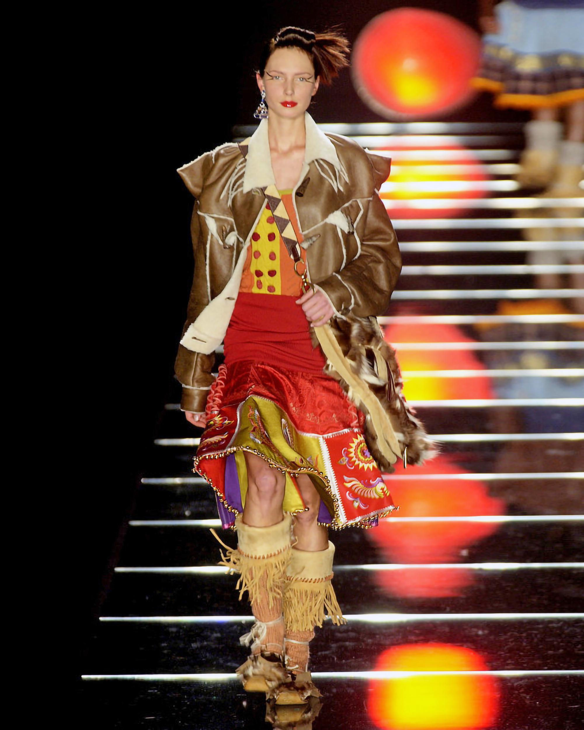 Women's Christian Dior by John Galliano Tan Shearling Jacket, FW 2002