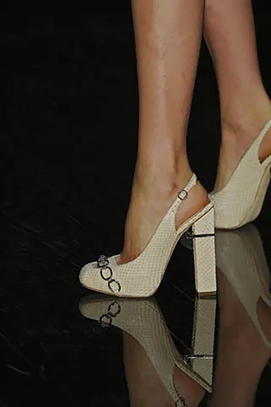 Christian Dior by John Galliano Botas altas de cota de malla - FW 2008 1