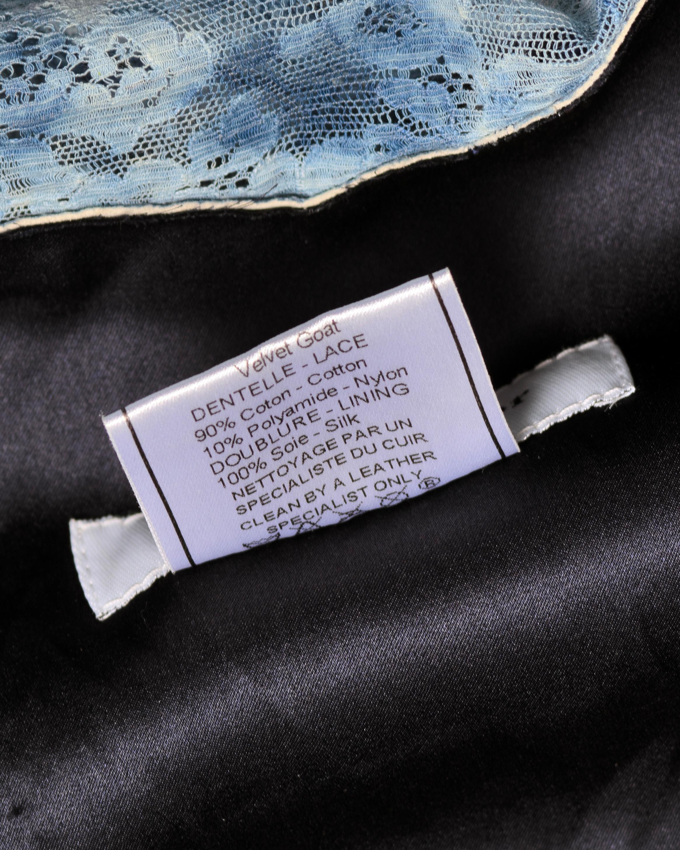 Christian Dior by John Galliano Tie-Dye Print Leather and Lace Dress, FW 2000 For Sale 10