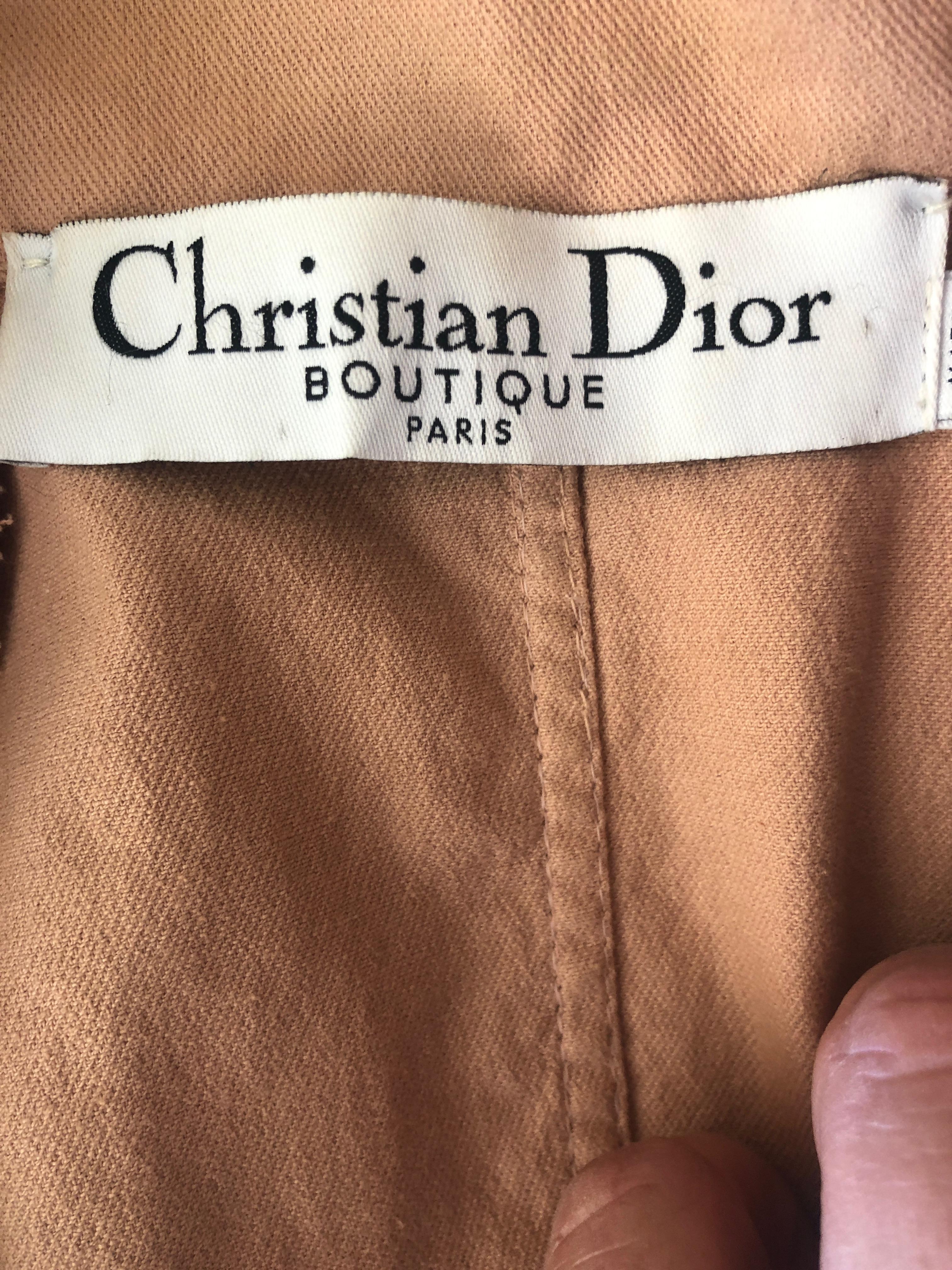 Christian Dior by John Galliano Tromp l'oeil  Cotton Bar Jacket Spring 2006 2