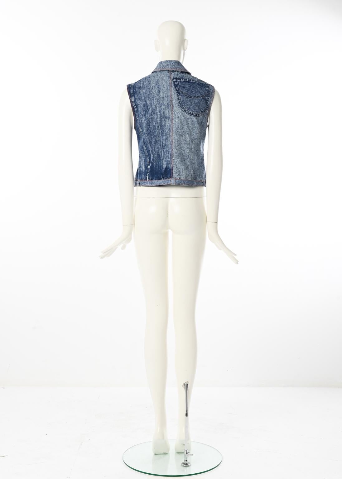 Christian Dior by John Galliano Trompe L'Oeil Denim Jacket, Spring-Summer 2000 2