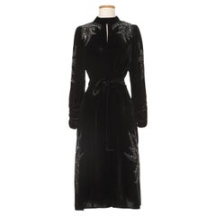 Christian Dior by John Galliano Velvet Embellished Dress