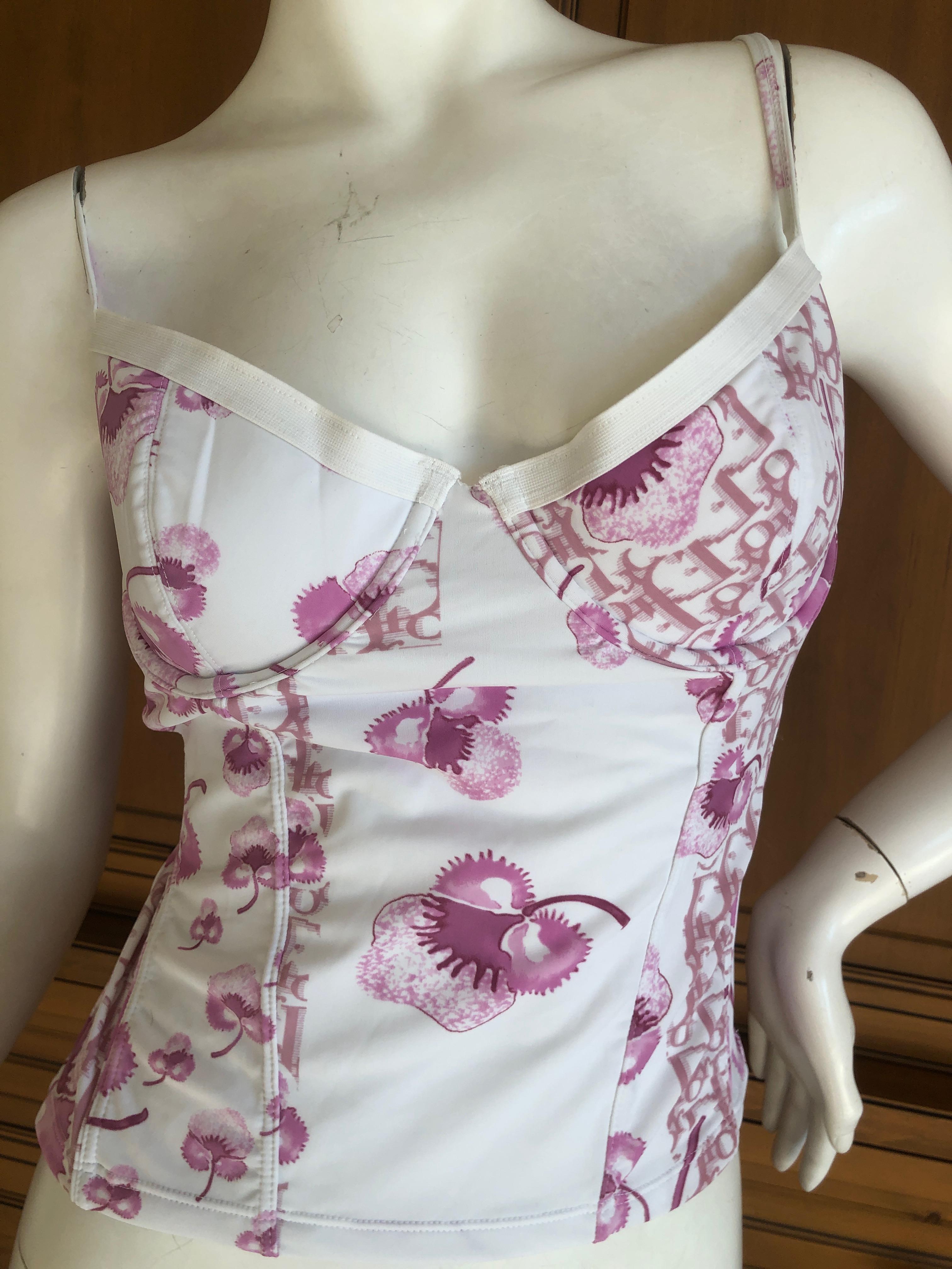 Wonderful vintage corset from Christian Dior 
Cotton 
Marked 42
Bust 36