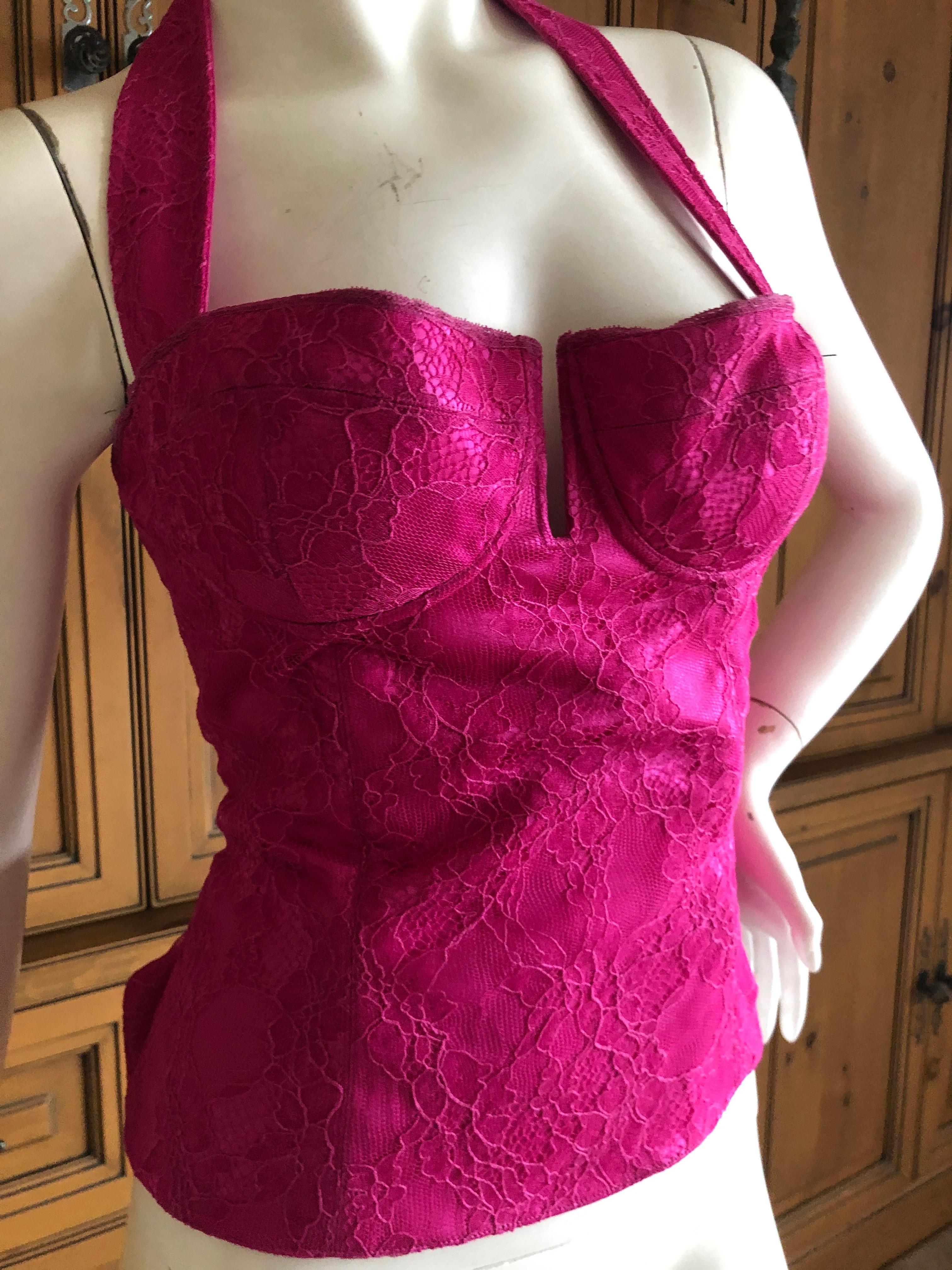 pink dior corset