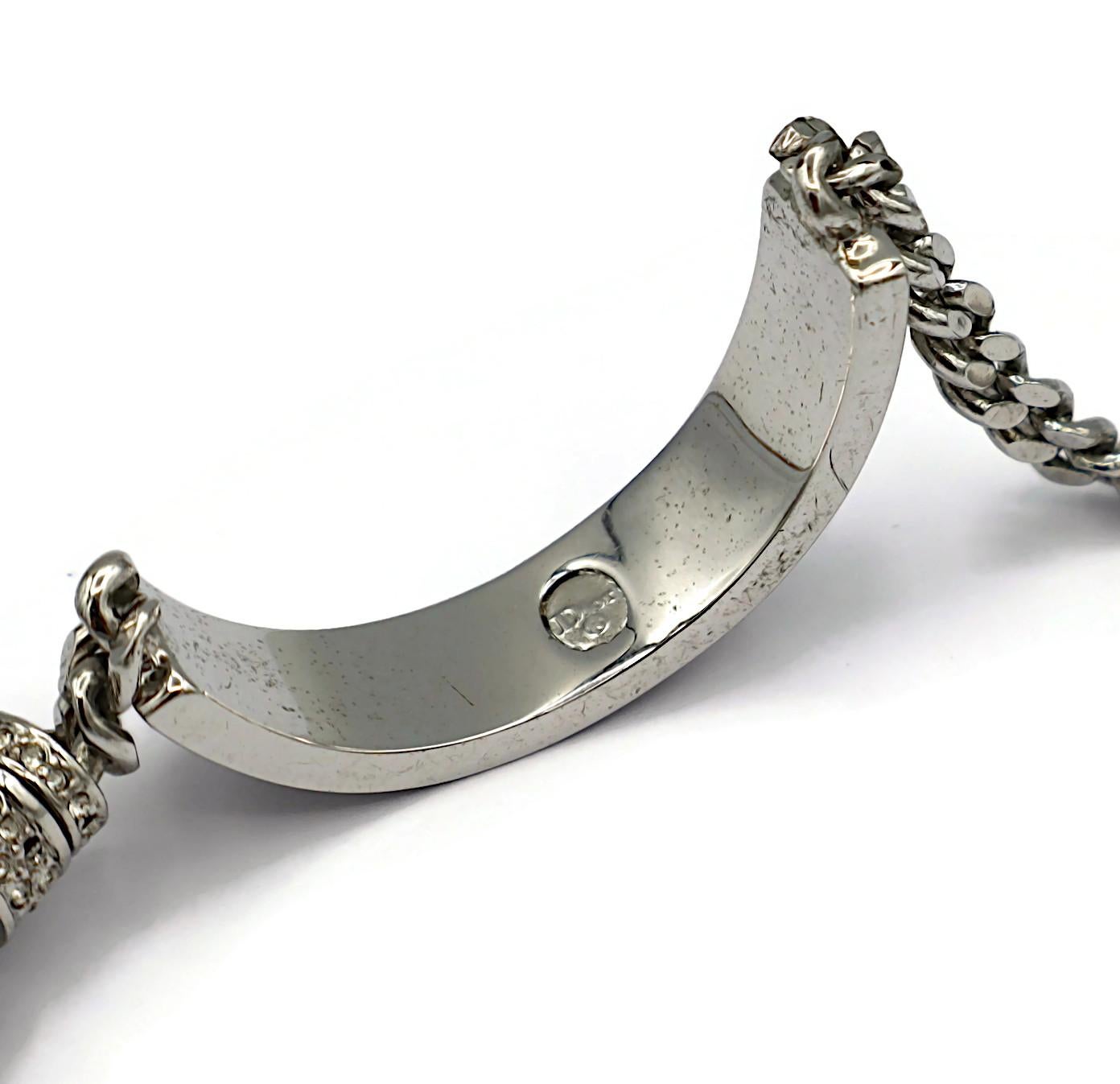 CHRISTIAN DIOR by JOHN GALLIANO Vintage Juwelen-Karabiner-Armband im Angebot 7