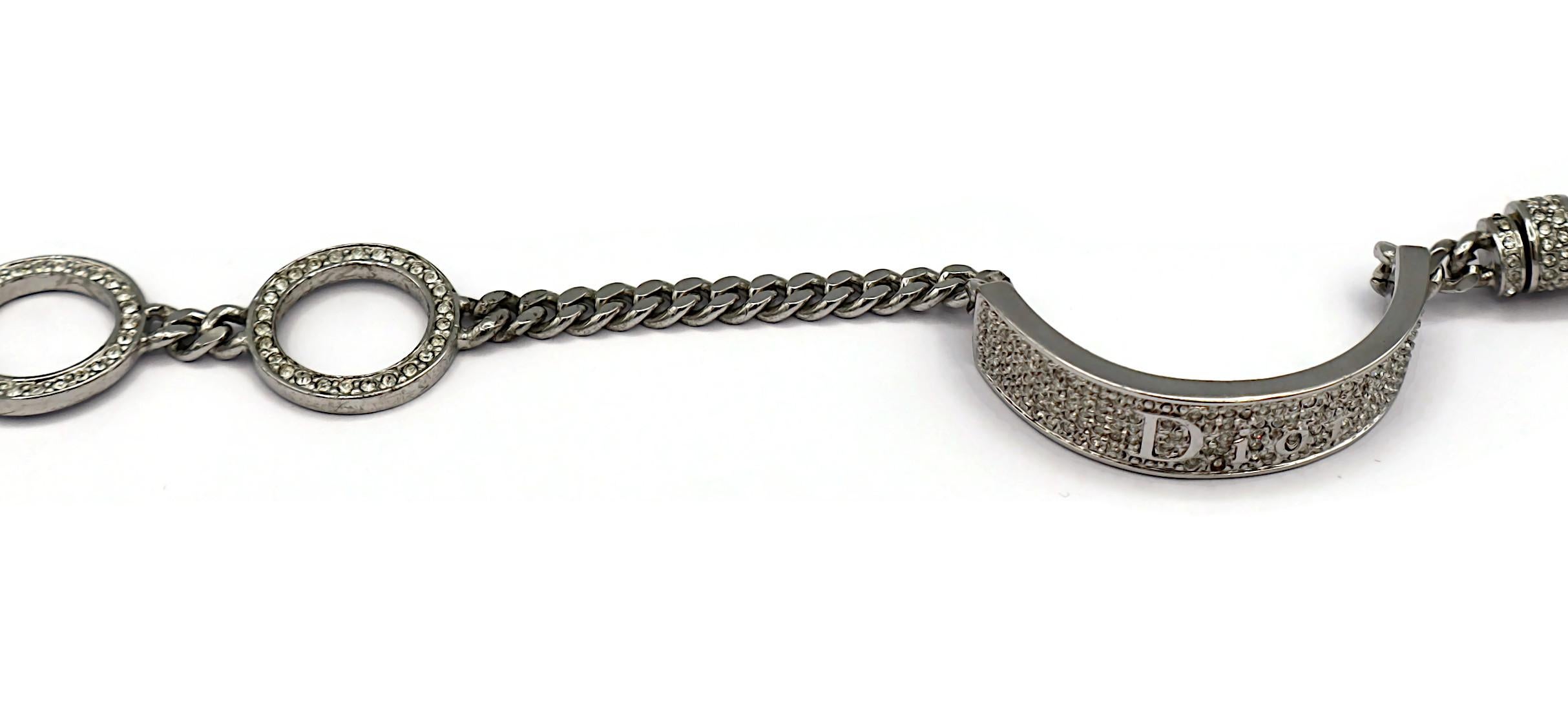 CHRISTIAN DIOR by JOHN GALLIANO Vintage Juwelen-Karabiner-Armband Damen im Angebot