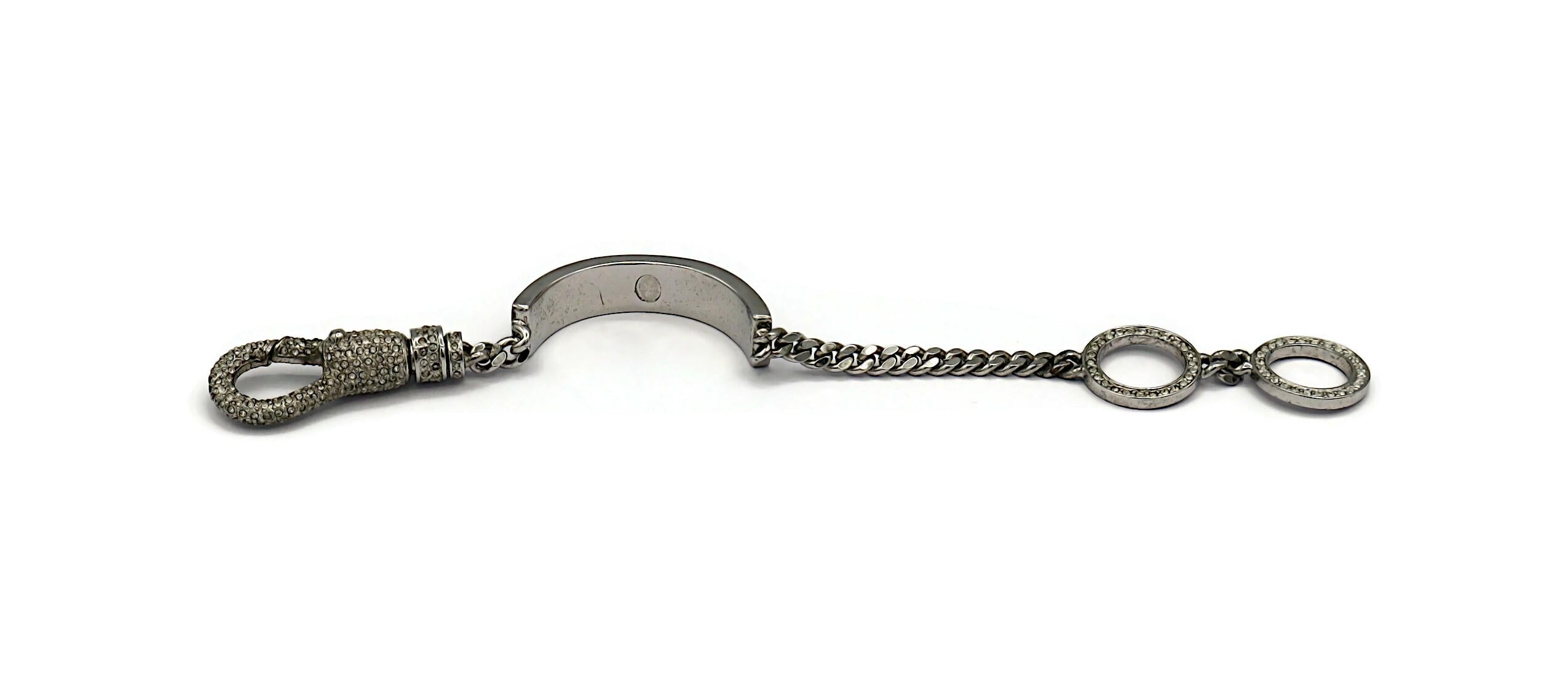CHRISTIAN DIOR by JOHN GALLIANO Vintage Juwelen-Karabiner-Armband im Angebot 3