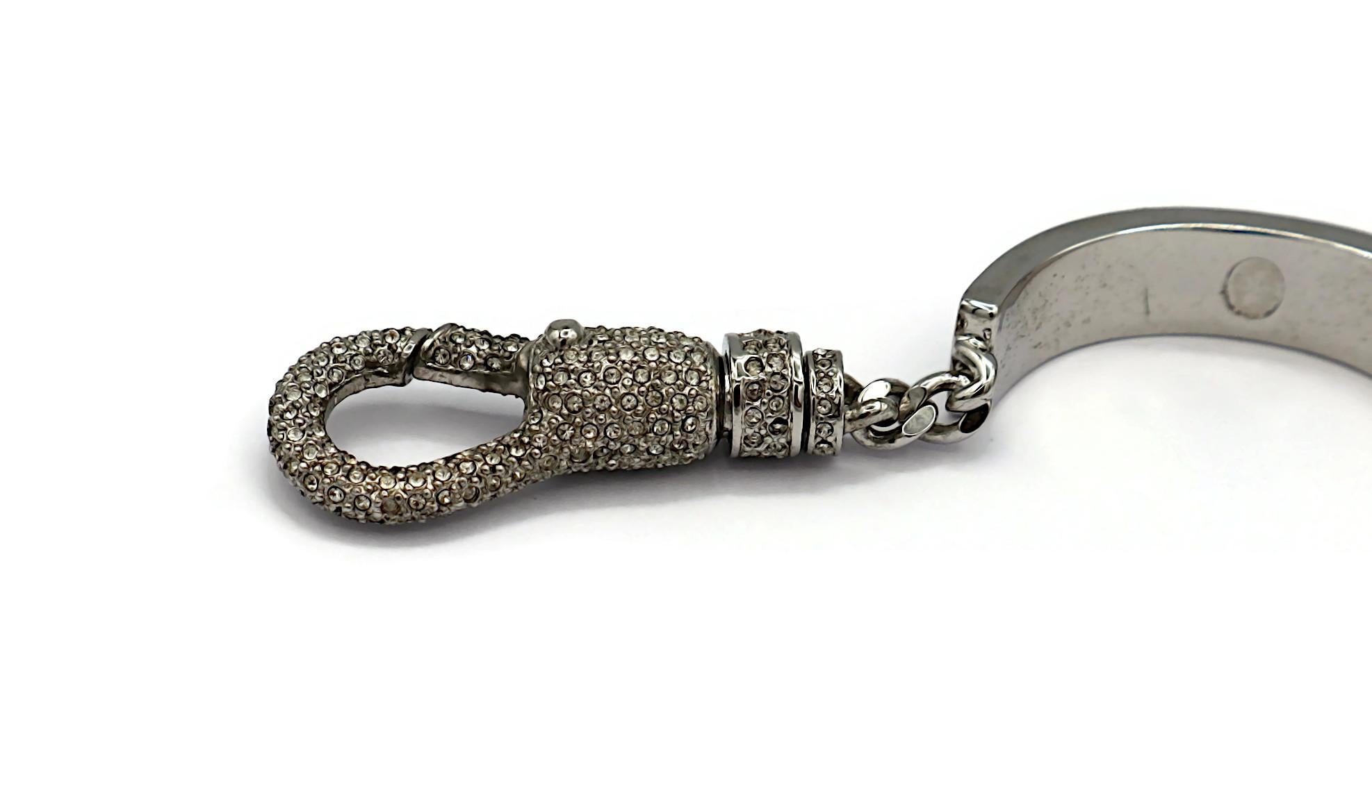 CHRISTIAN DIOR by JOHN GALLIANO Vintage Juwelen-Karabiner-Armband im Angebot 4