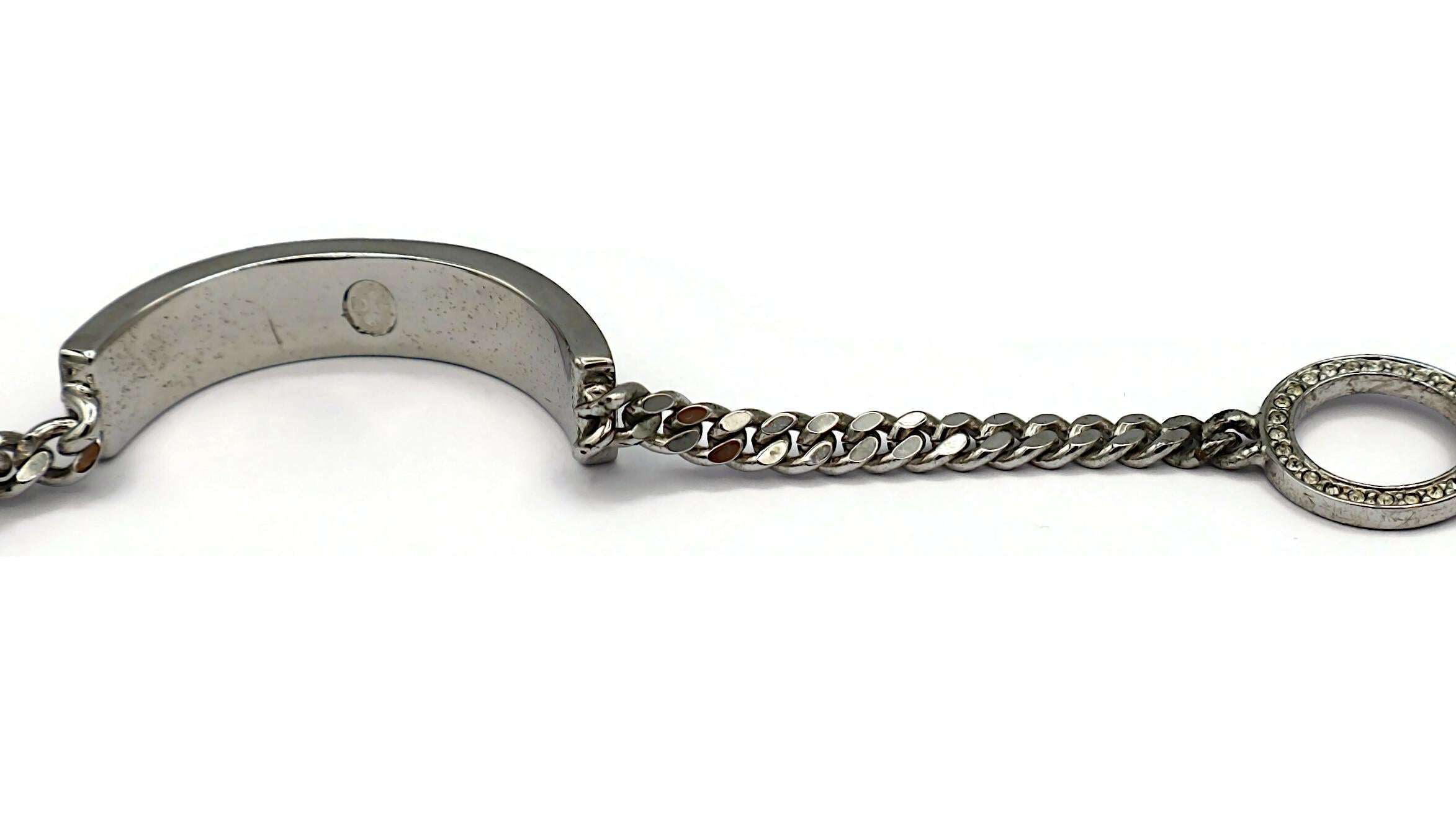CHRISTIAN DIOR by JOHN GALLIANO Vintage Juwelen-Karabiner-Armband im Angebot 5