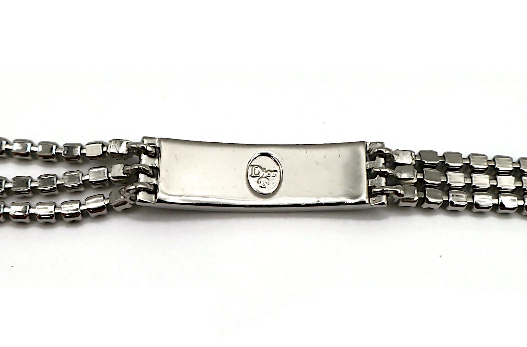 CHRISTIAN DIOR by JOHN GALLIANO Vintage Jewelled Rasta Bracelet For Sale 8