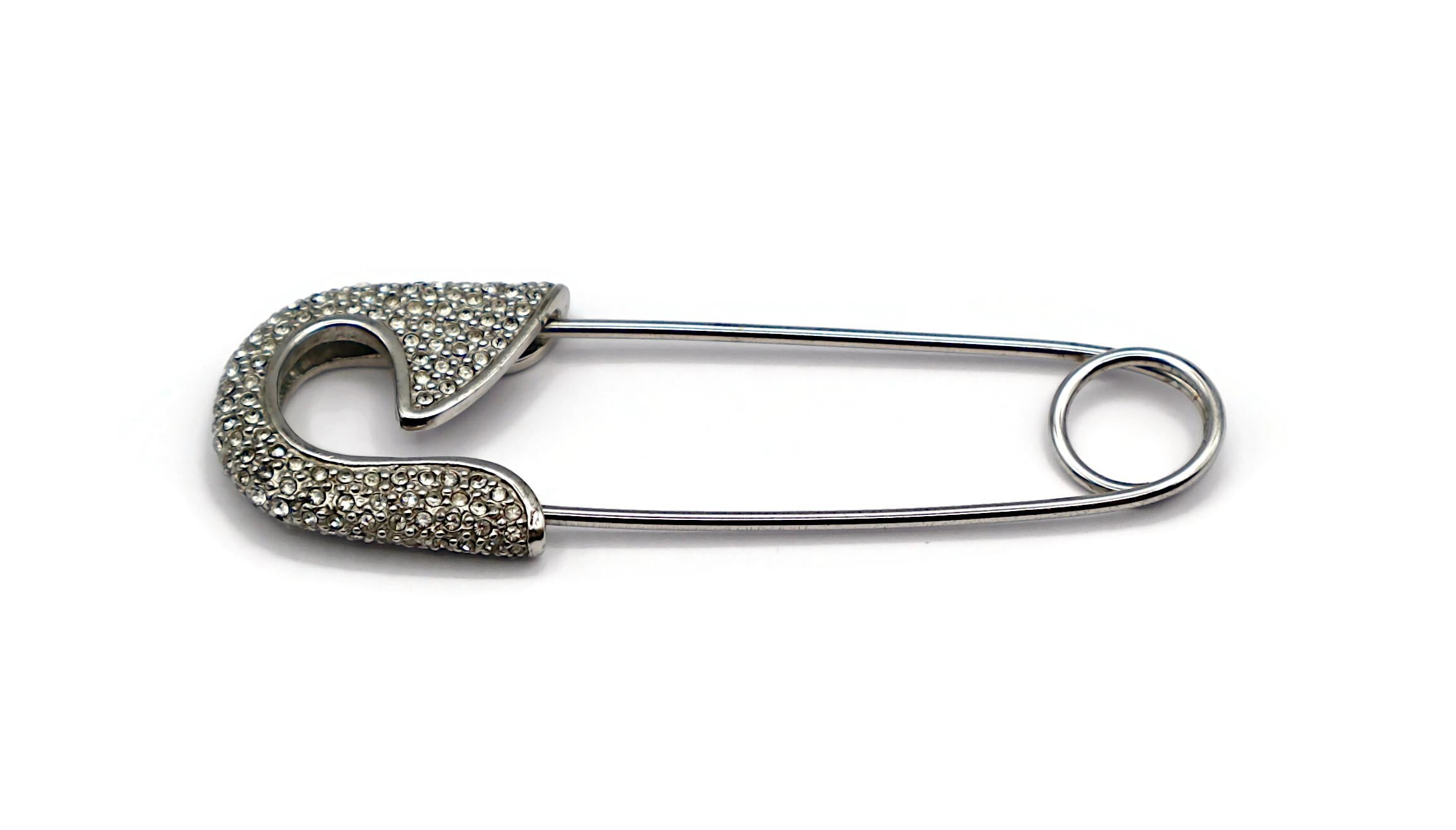 dior safety pin brooch