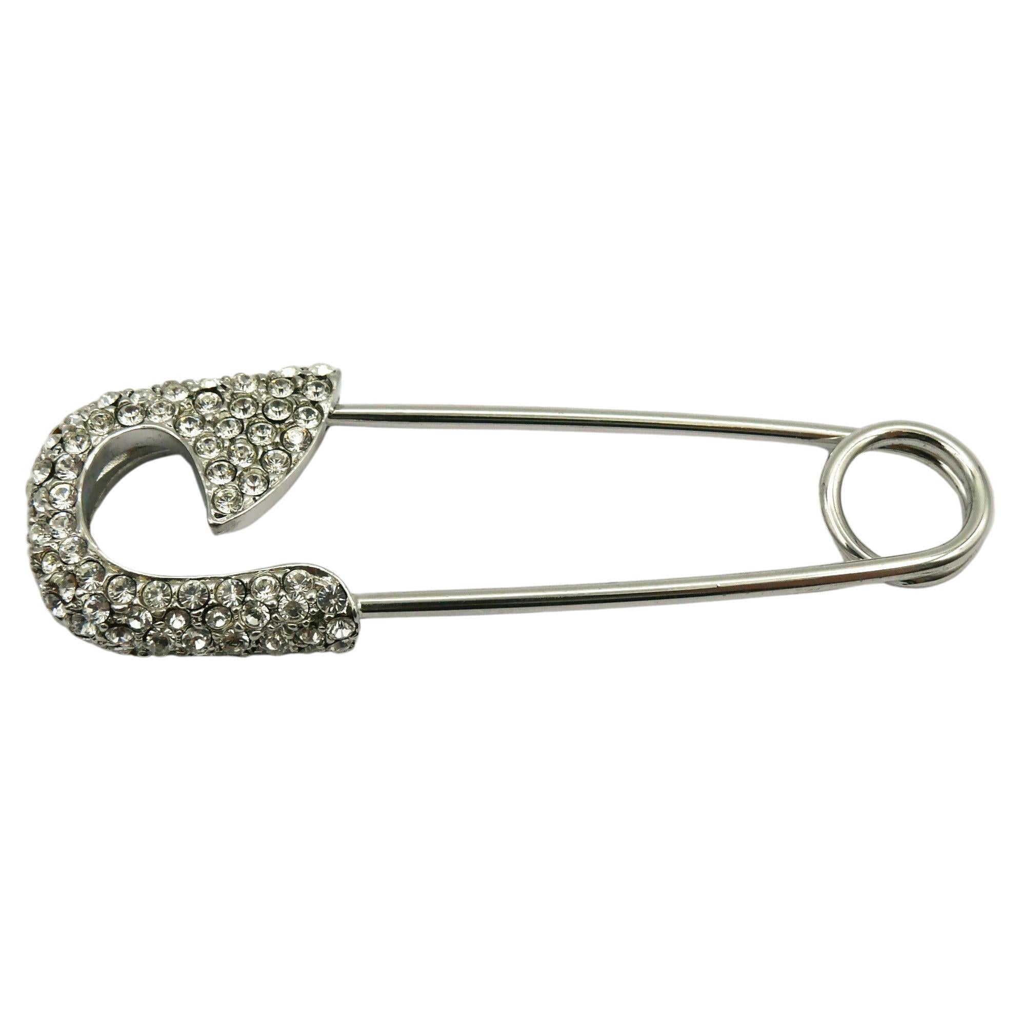 Dior safety pin brooch hotsell