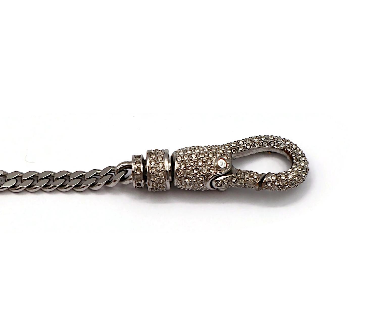 CHRISTIAN DIOR by JOHN GALLIANO Vintage Silver Tone Chain Belt im Angebot 5