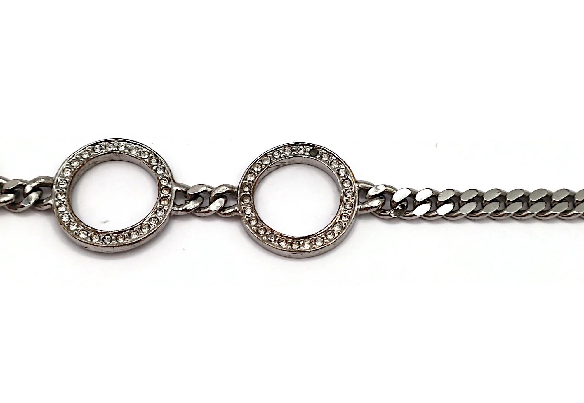 CHRISTIAN DIOR by JOHN GALLIANO Vintage Silver Tone Chain Belt im Angebot 11