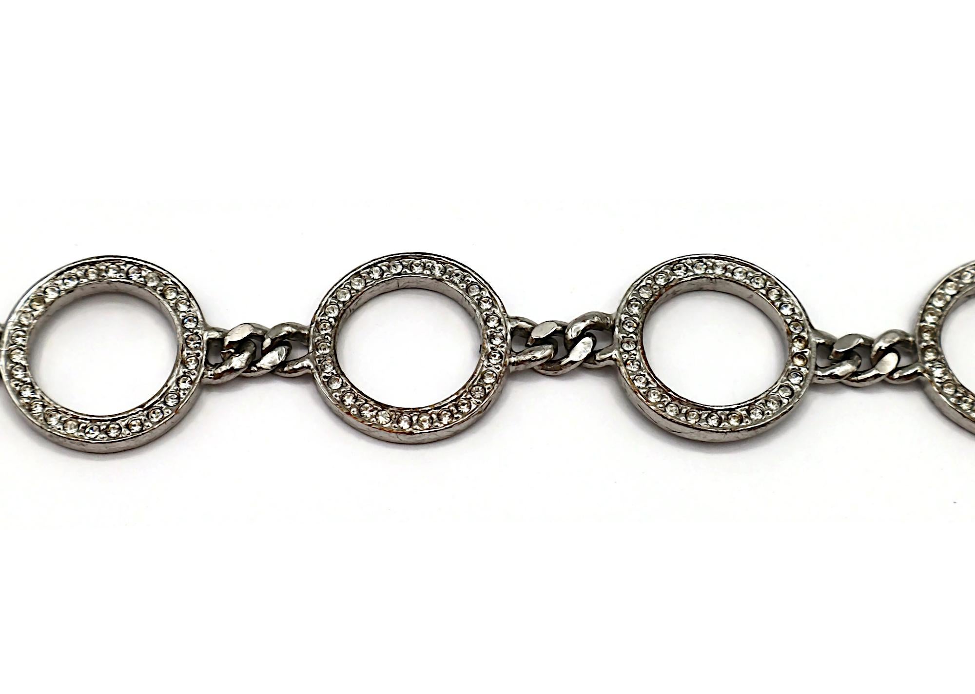 CHRISTIAN DIOR by JOHN GALLIANO Vintage Silver Tone Chain Belt im Angebot 12