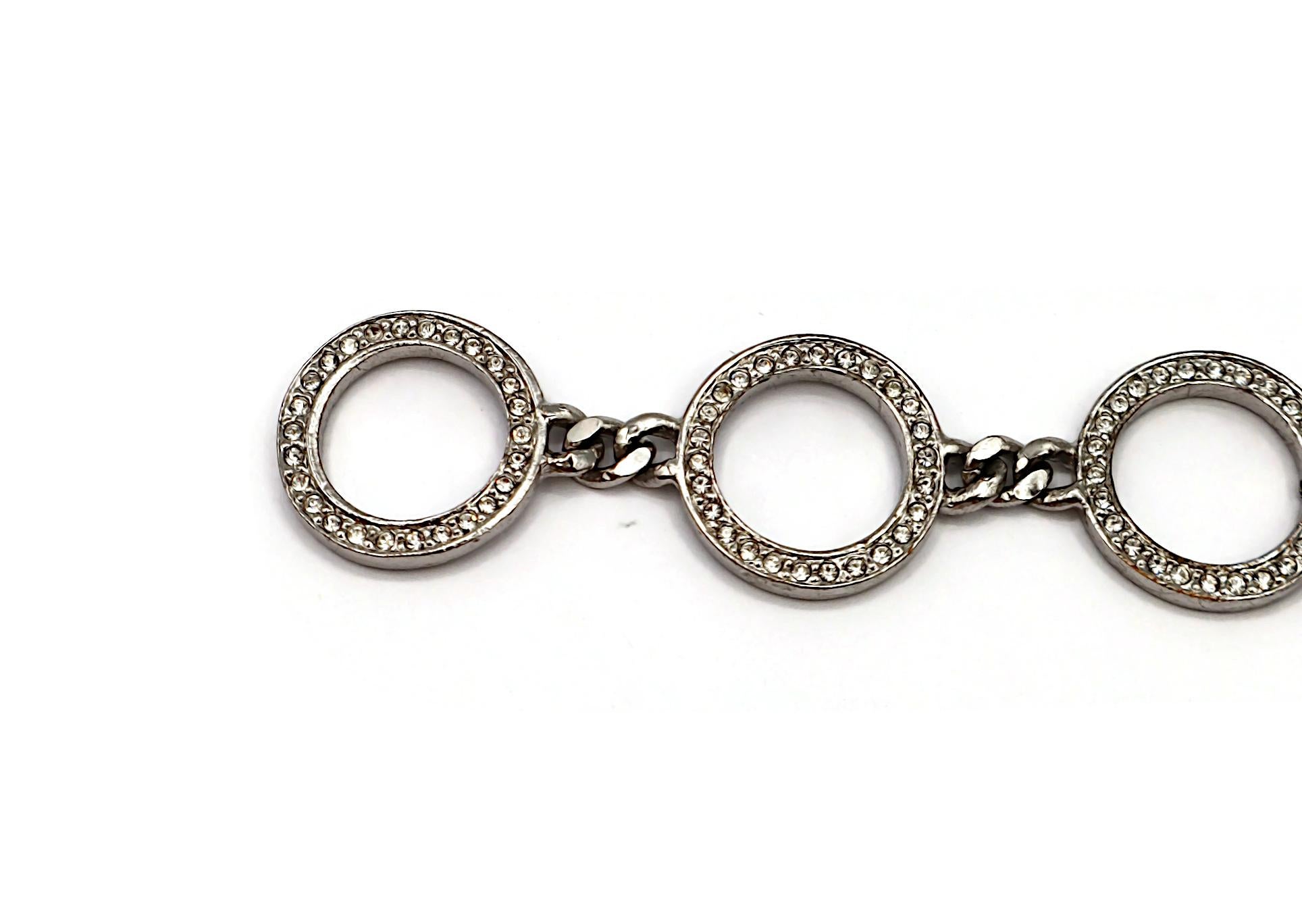 CHRISTIAN DIOR by JOHN GALLIANO Vintage Silver Tone Chain Belt im Angebot 13