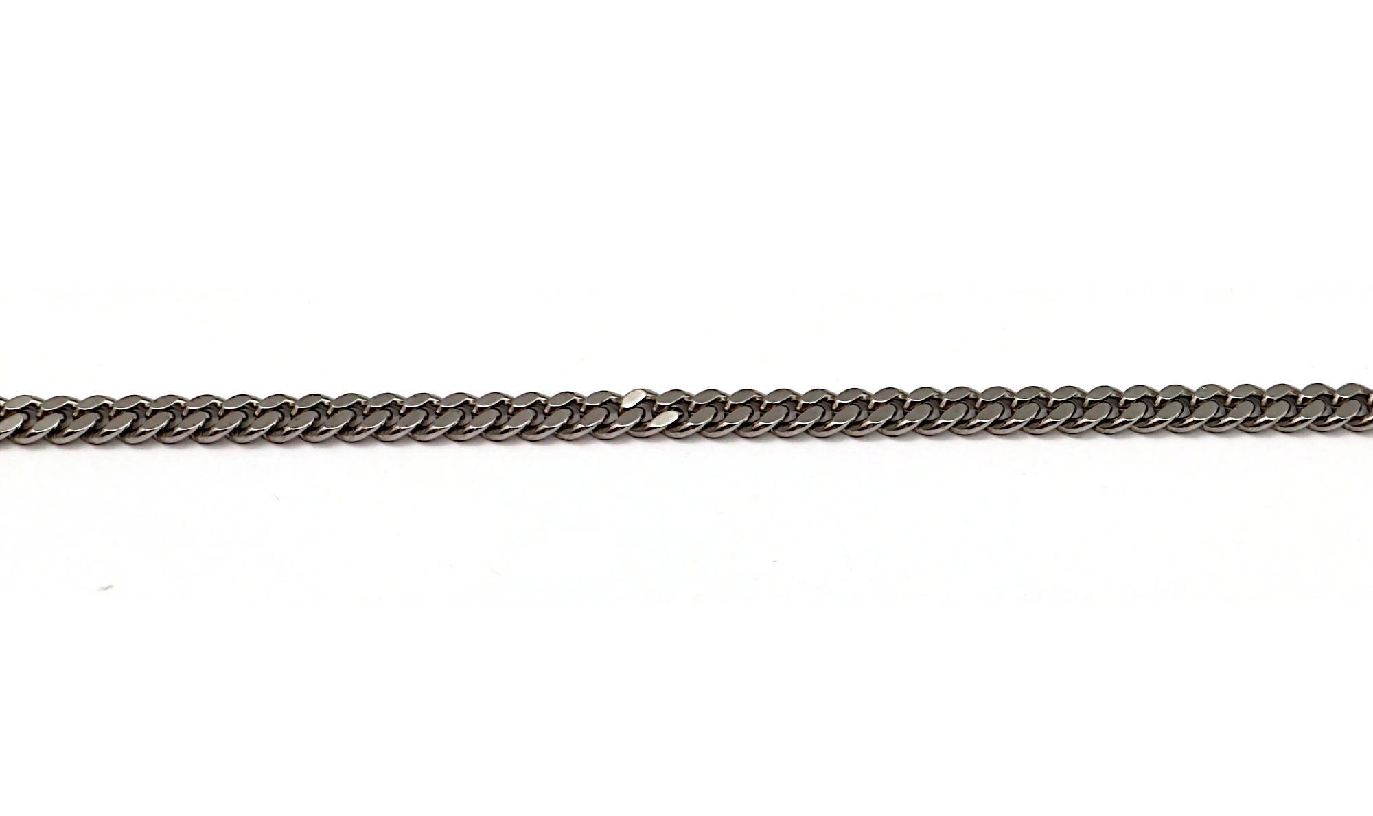 CHRISTIAN DIOR by JOHN GALLIANO Vintage Silver Tone Chain Belt im Angebot 2