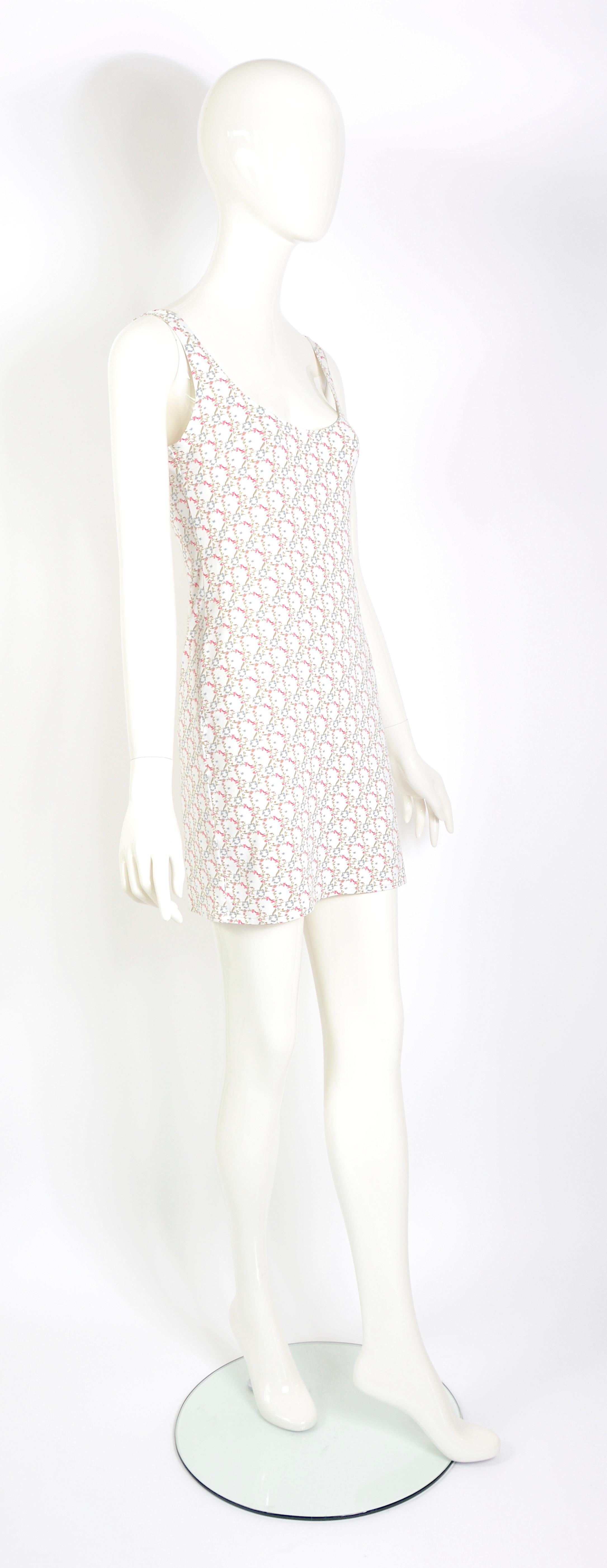 dior print dress