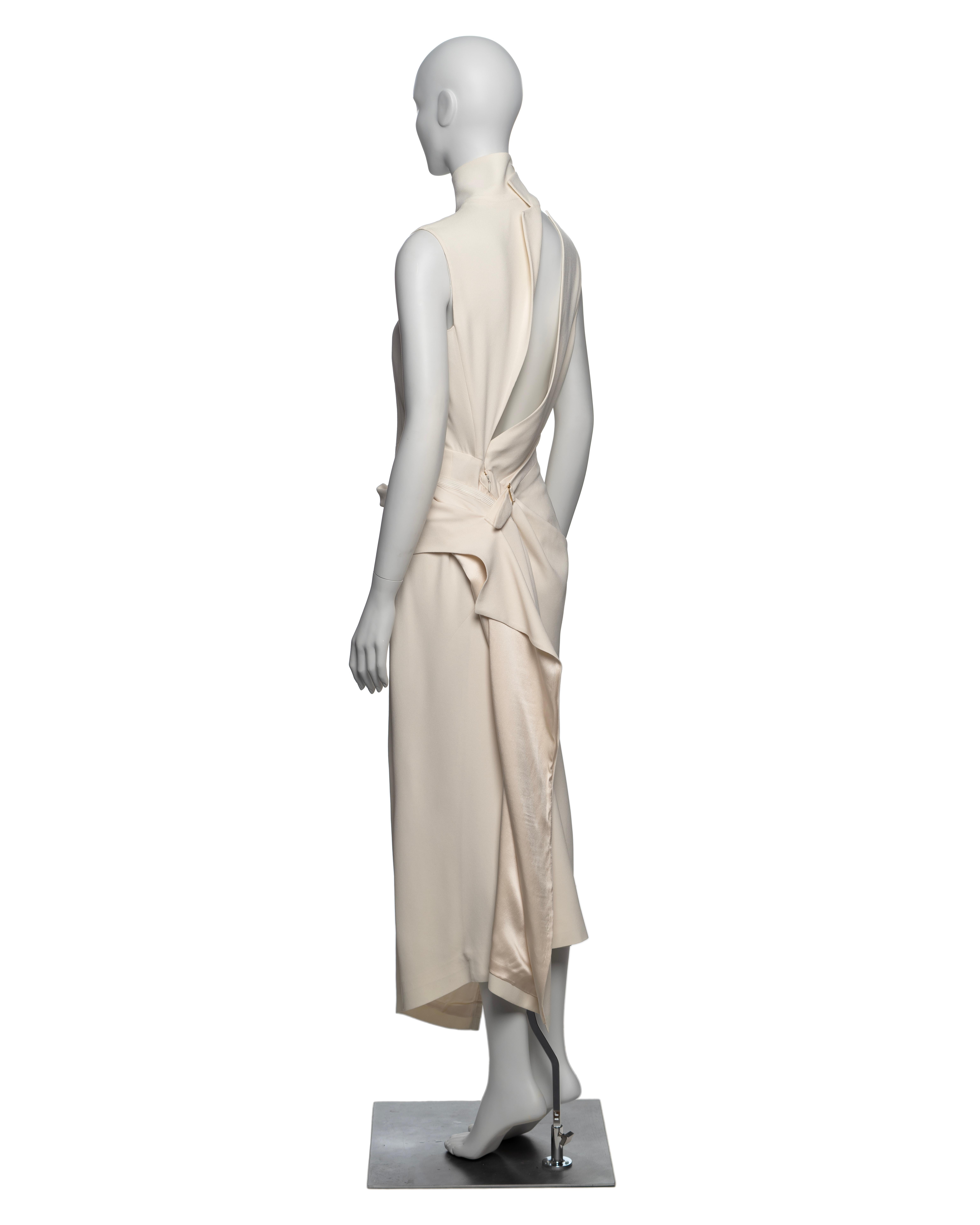 Christian Dior by John Galliano White Deconstructed Draped Dress, SS 2000 7