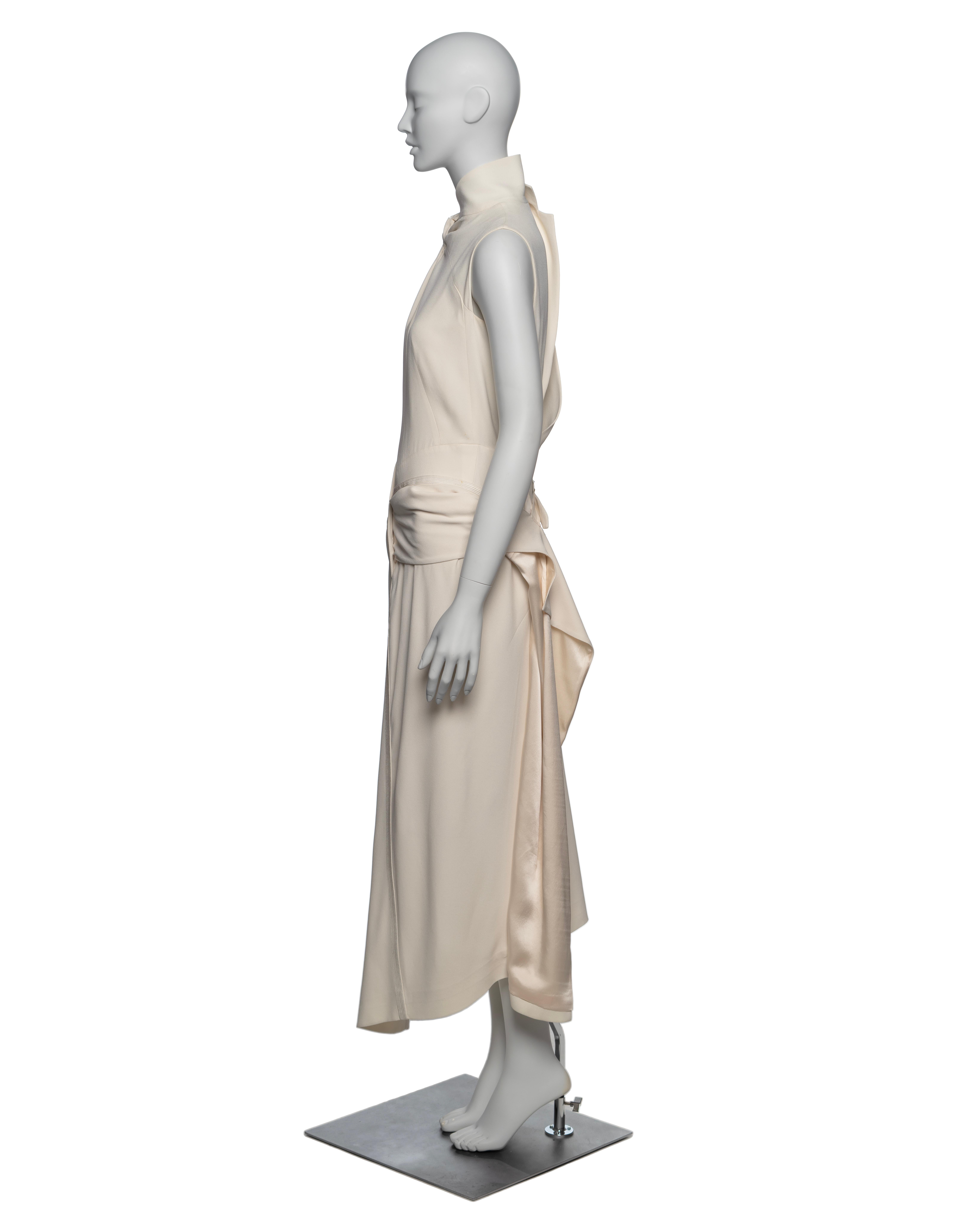 Christian Dior by John Galliano White Deconstructed Draped Dress, SS 2000 5