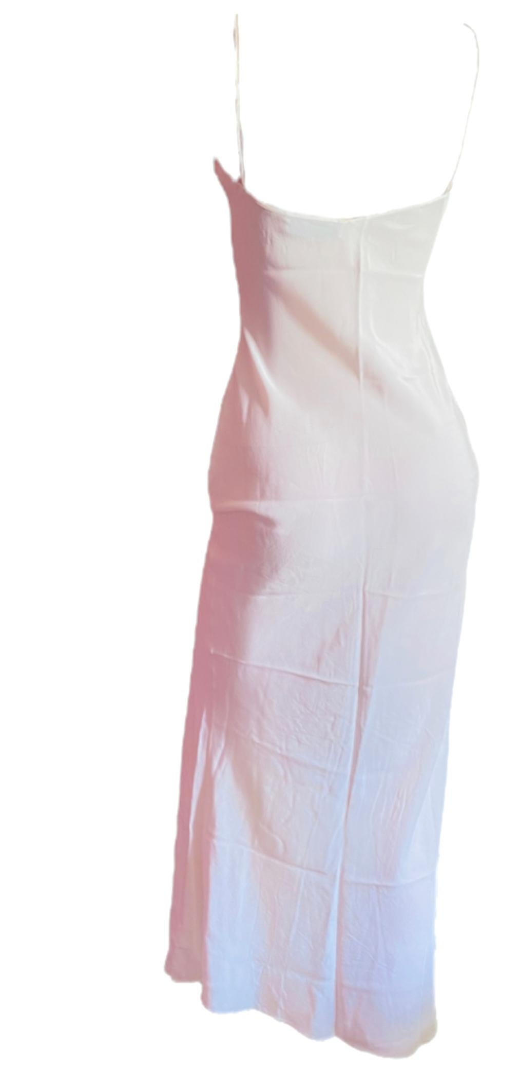 john galliano white dress
