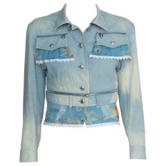 Christian Dior By John Galliano Zip-Detailed Cropped Jacket, Spring-Summer 2001
