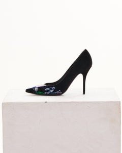 Christian Dior by Raf Simons 2010's Declinaison Defile Suede Pumps