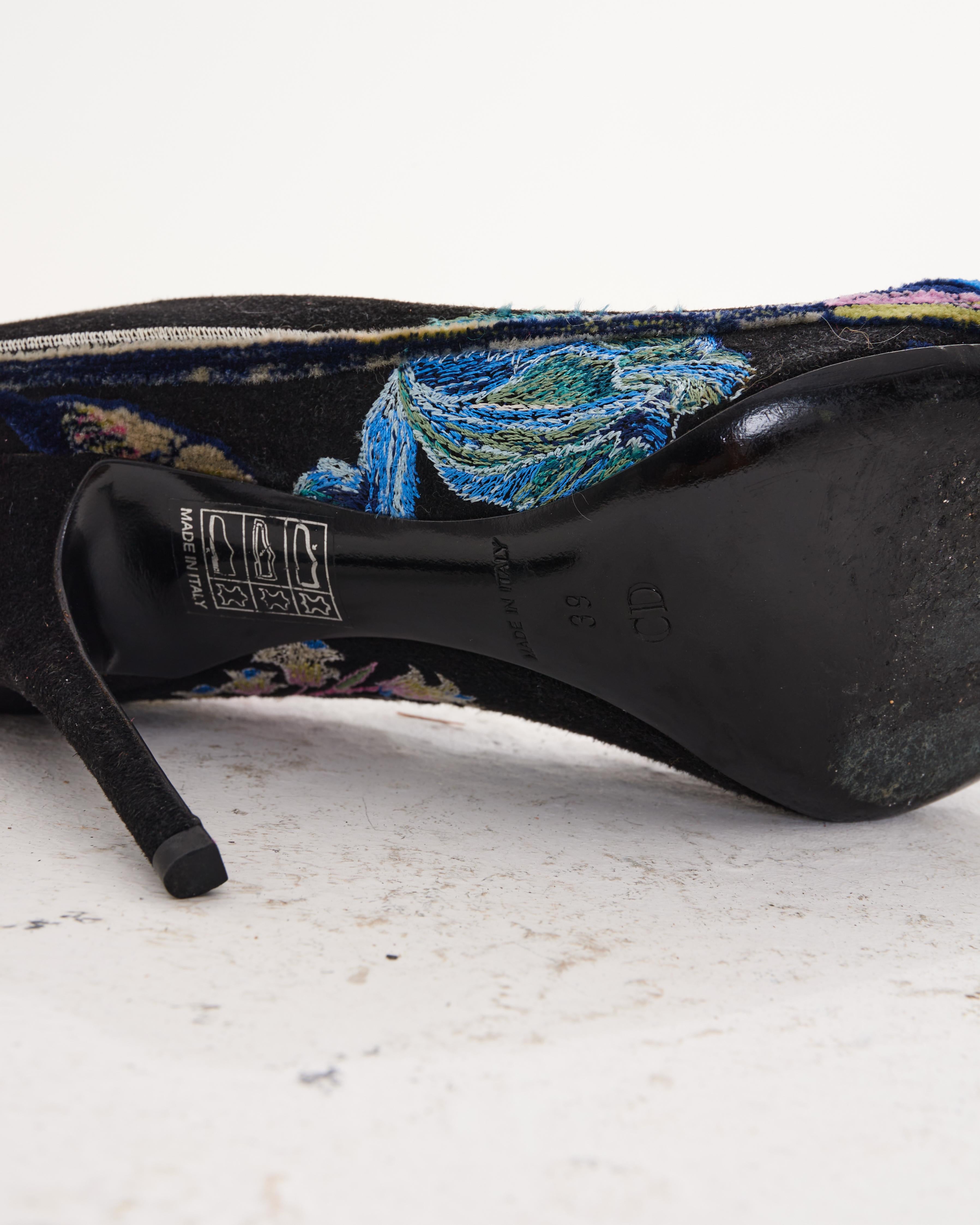 Christian Dior by Raf Simons 2010's Declinaison Defile Bombas de ante en venta 2