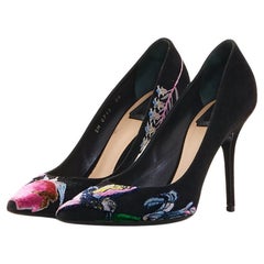 Christian Dior by Raf Simons 2010's Declinaison Defile Suede Pumps