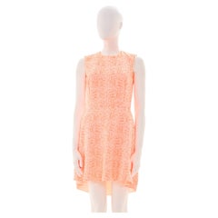Christian Dior by Raf Simons Cruise 2014 Pink Boucle Asymmetric Dress